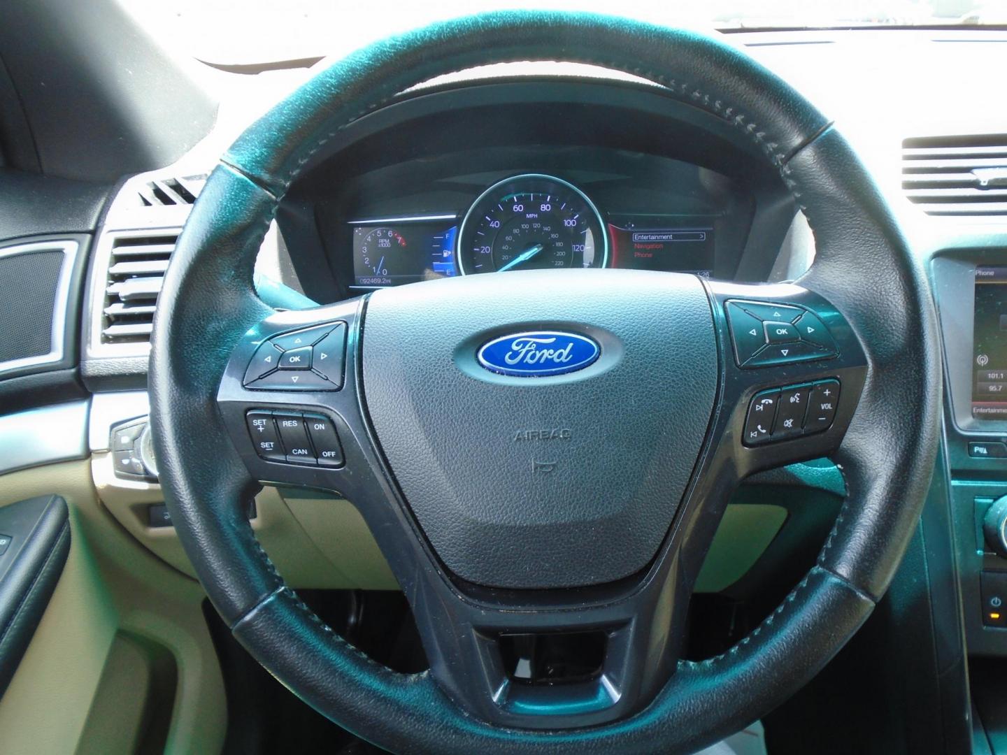 2016 White /Beige Ford Explorer XLT FWD (1FM5K7D8XGG) with an 3.5L V6 DOHC 24V engine, 6-Speed Automatic transmission, located at 6112 N Florida Avenue, Tampa, FL, 33604, (888) 521-5131, 27.954929, -82.459534 - $499 DOWN PLUS TAX & TAG. - Photo#14