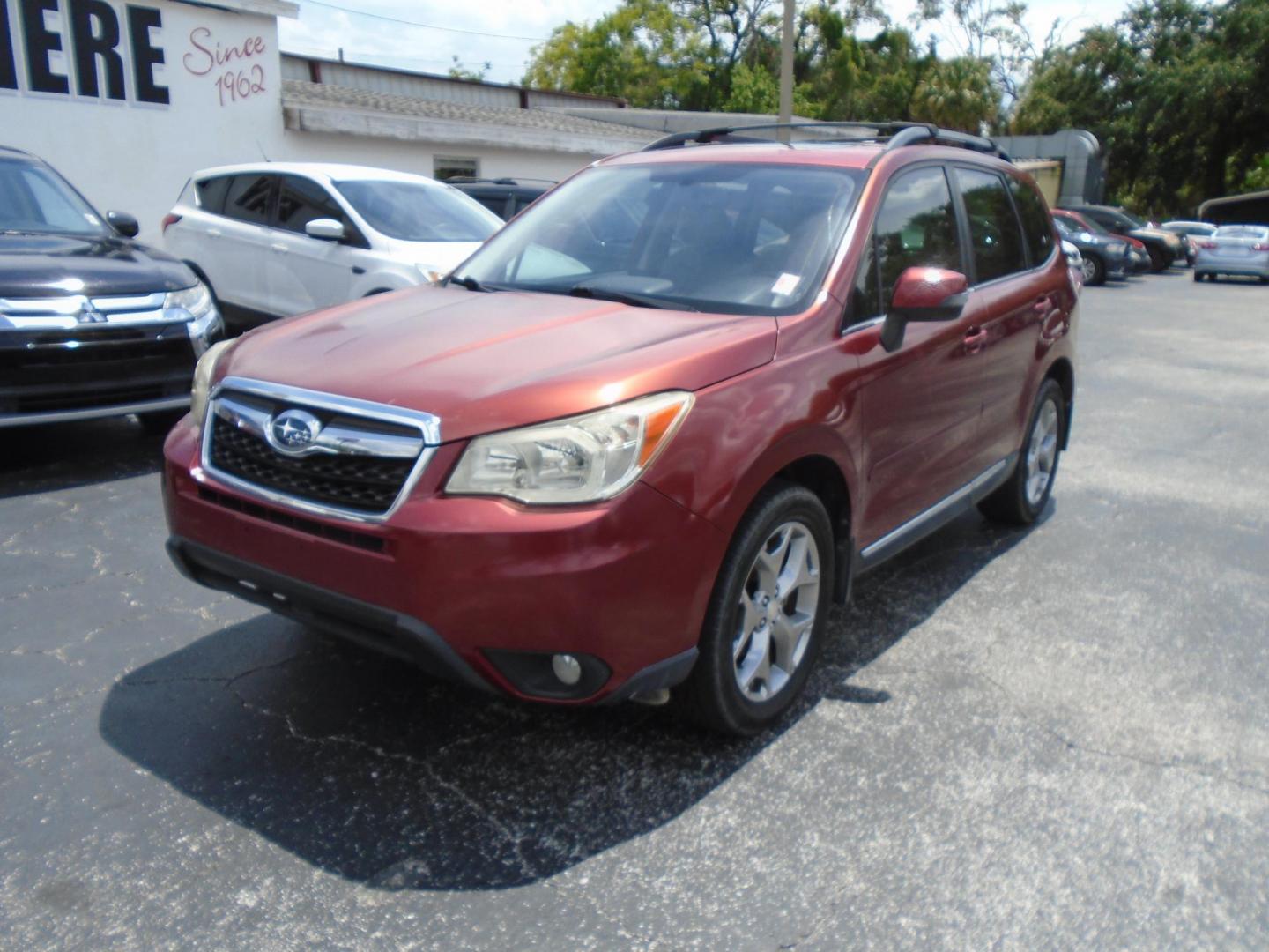 2015 Subaru Forester 2.5i Touring (JF2SJAUC7FH) with an 2.5L H4 SOHC 16V engine, 6-Speed Automatic transmission, located at 6112 N Florida Avenue, Tampa, FL, 33604, (888) 521-5131, 27.954929, -82.459534 - Photo#2