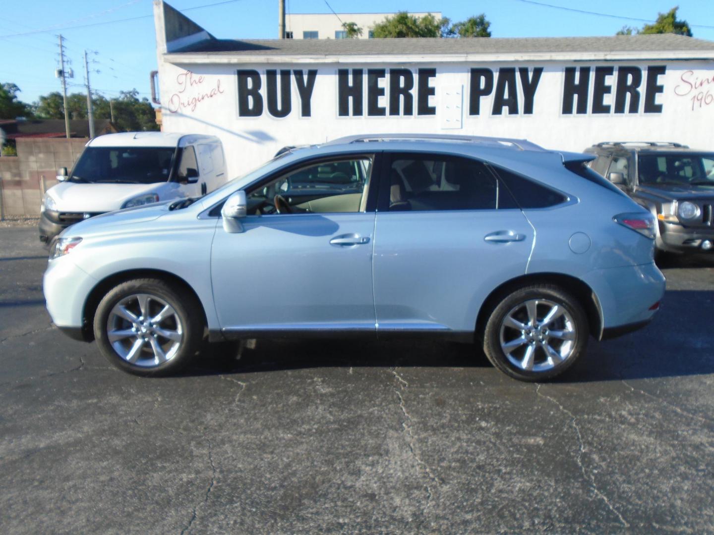 2010 Lexus RX 350 FWD (JTJZK1BAXA2) with an 3.5L V6 DOHC 24V engine, 5-Speed Automatic transmission, located at 6112 N Florida Avenue, Tampa, FL, 33604, (888) 521-5131, 27.954929, -82.459534 - Photo#0