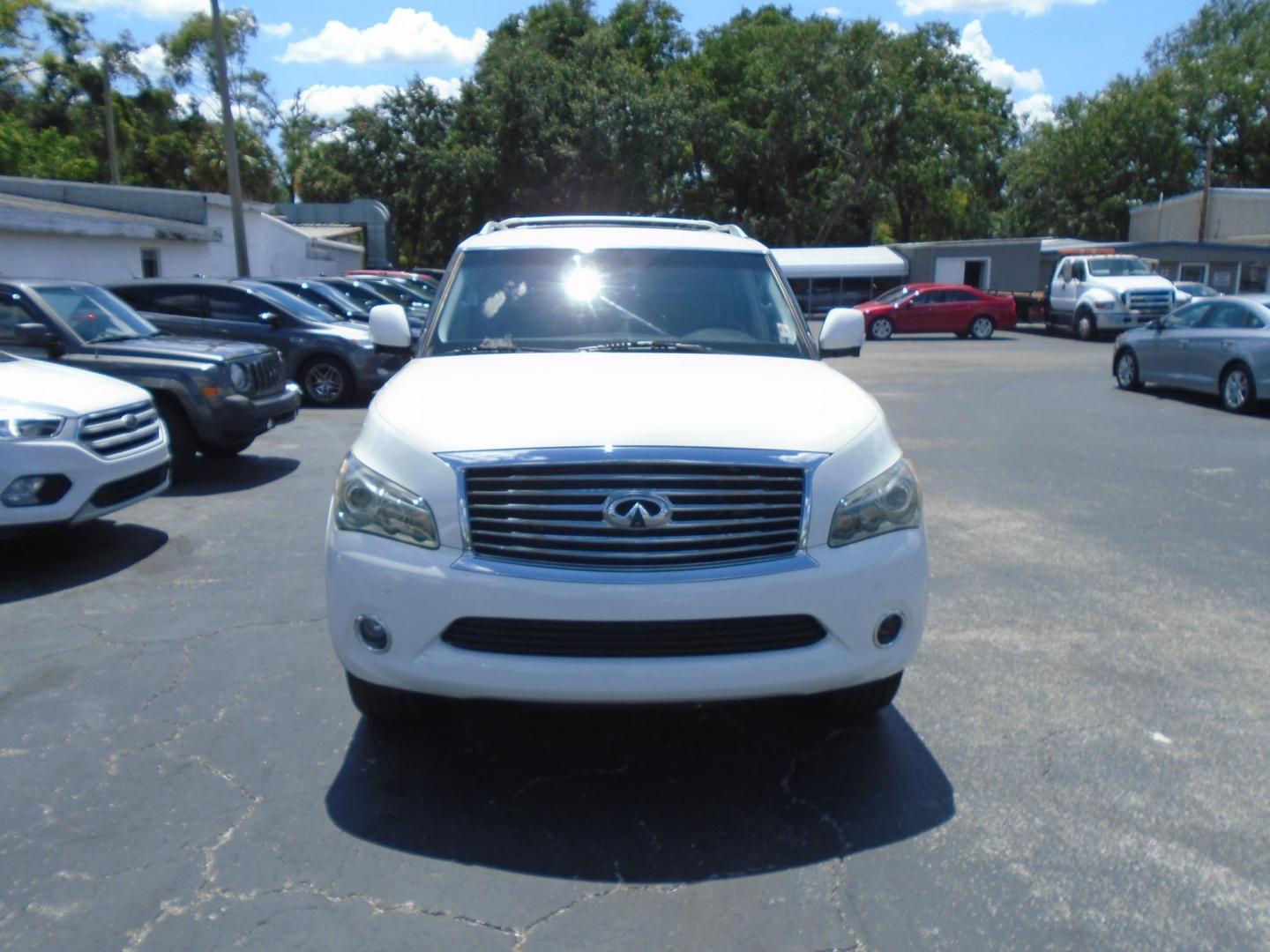 2012 Infiniti QX56 2WD (JN8AZ2NF5C9) with an 5.6L V8 DOHC 32V engine, 5-Speed Automatic transmission, located at 6112 N Florida Avenue, Tampa, FL, 33604, (888) 521-5131, 27.954929, -82.459534 - Photo#1