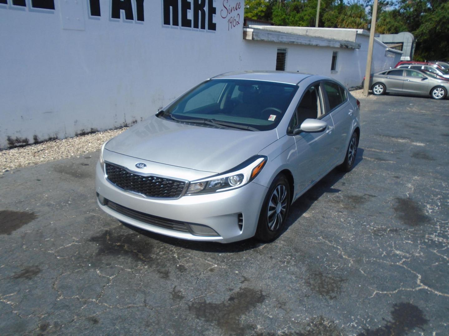 2017 SILVER /Grey Kia Forte LX 6M (3KPFK4A77HE) with an 2.0L L4 DOHC 16V engine, 6M transmission, located at 6112 N Florida Avenue, Tampa, FL, 33604, (888) 521-5131, 27.954929, -82.459534 - 499 DOWN PLUS TAX & TAG - Photo#2