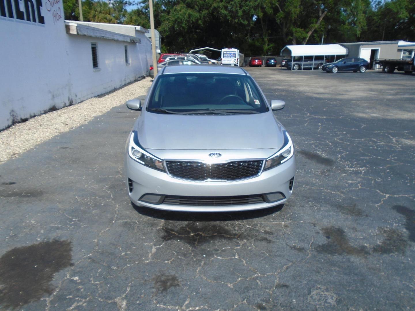 2017 SILVER /Grey Kia Forte LX 6M (3KPFK4A77HE) with an 2.0L L4 DOHC 16V engine, 6M transmission, located at 6112 N Florida Avenue, Tampa, FL, 33604, (888) 521-5131, 27.954929, -82.459534 - 499 DOWN PLUS TAX & TAG - Photo#1