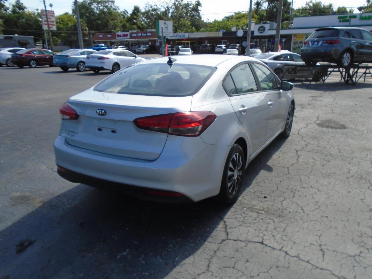 2017 SILVER /Grey Kia Forte LX 6M (3KPFK4A77HE) with an 2.0L L4 DOHC 16V engine, 6M transmission, located at 6112 N Florida Avenue, Tampa, FL, 33604, (888) 521-5131, 27.954929, -82.459534 - 499 DOWN PLUS TAX & TAG - Photo#5