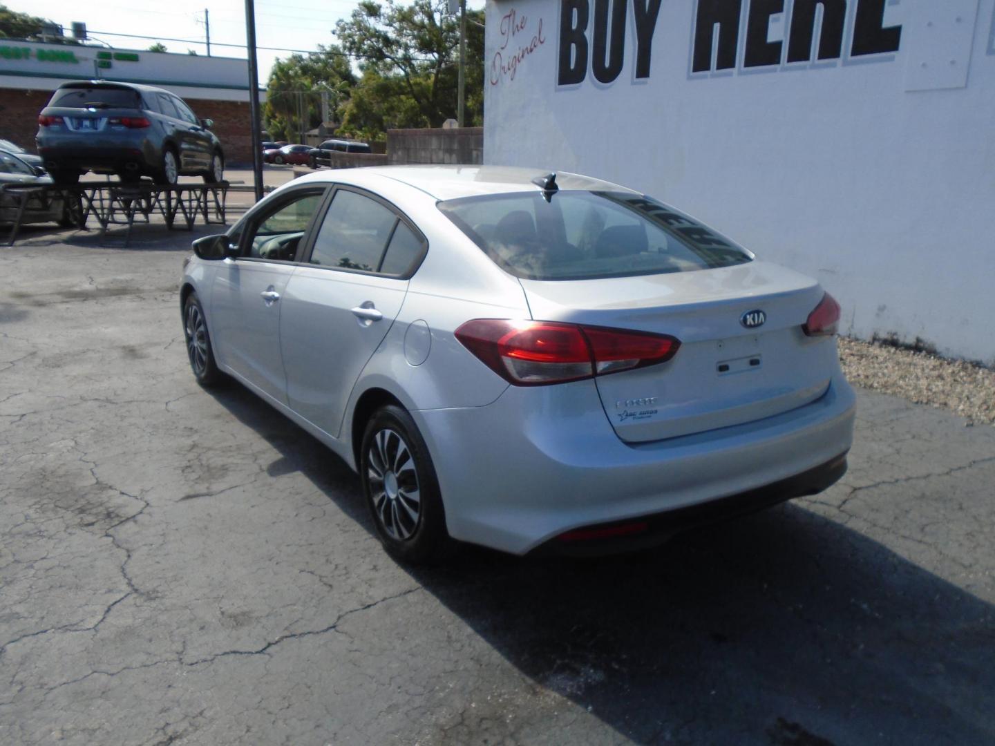 2017 SILVER /Grey Kia Forte LX 6M (3KPFK4A77HE) with an 2.0L L4 DOHC 16V engine, 6M transmission, located at 6112 N Florida Avenue, Tampa, FL, 33604, (888) 521-5131, 27.954929, -82.459534 - 499 DOWN PLUS TAX & TAG - Photo#7