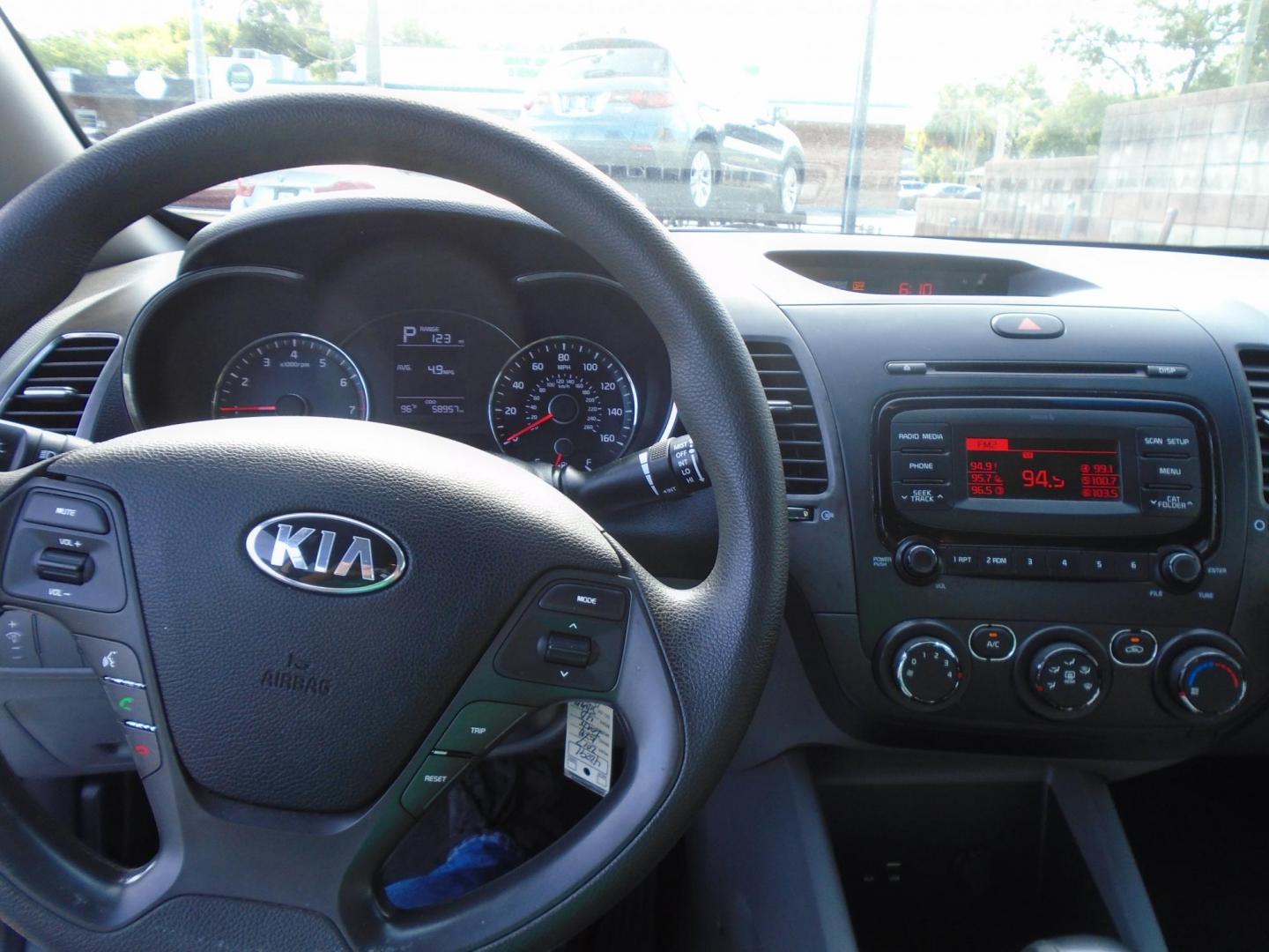 2017 SILVER /Grey Kia Forte LX 6M (3KPFK4A77HE) with an 2.0L L4 DOHC 16V engine, 6M transmission, located at 6112 N Florida Avenue, Tampa, FL, 33604, (888) 521-5131, 27.954929, -82.459534 - 499 DOWN PLUS TAX & TAG - Photo#14
