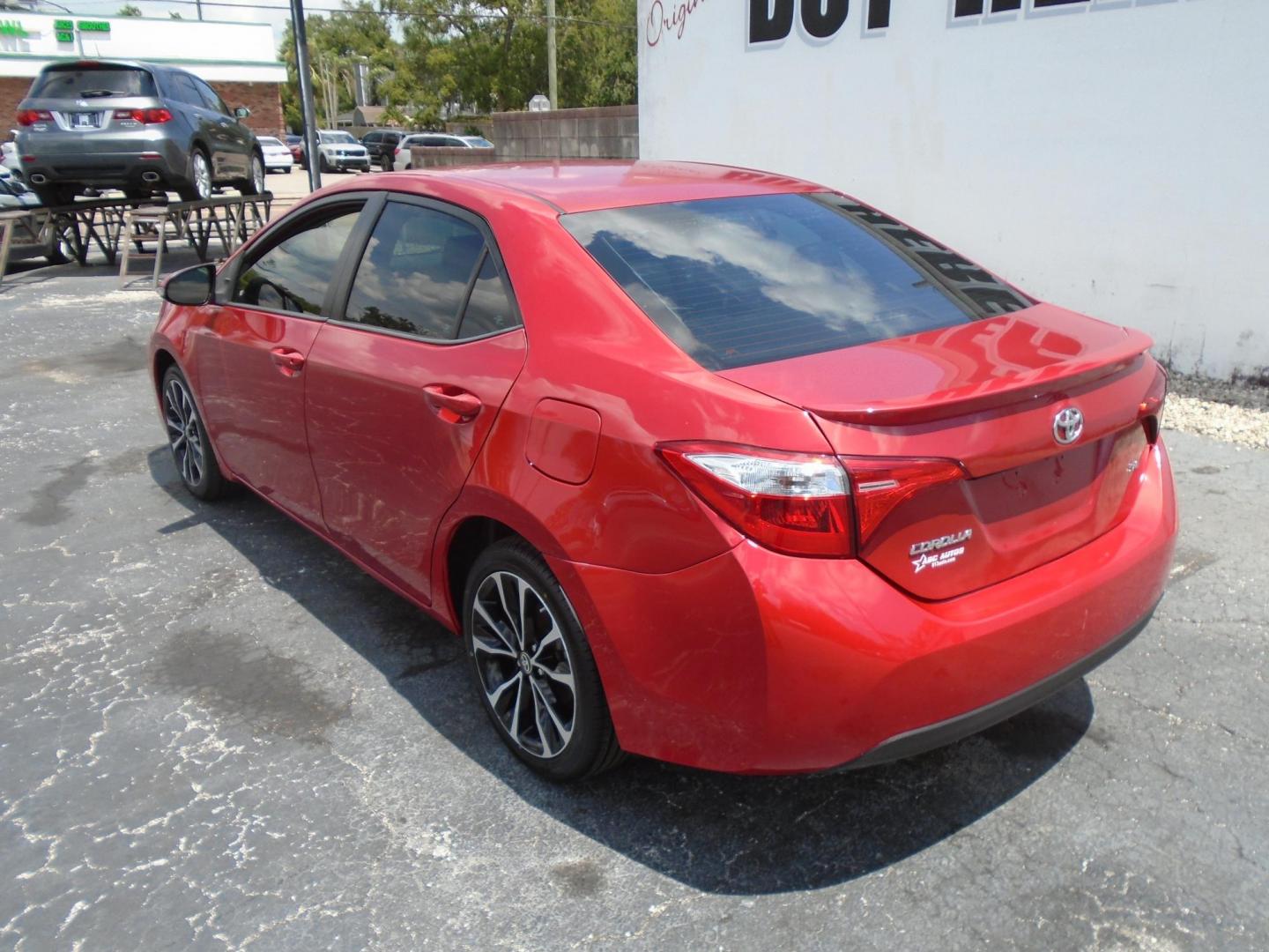 2017 RED /BLACK Toyota Corolla SE CVT (5YFBURHE4HP) with an 1.8L L4 DOHC 16V engine, CVT transmission, located at 6112 N Florida Avenue, Tampa, FL, 33604, (888) 521-5131, 27.954929, -82.459534 - 499 DOWN PLUS TAX & TAG - Photo#6