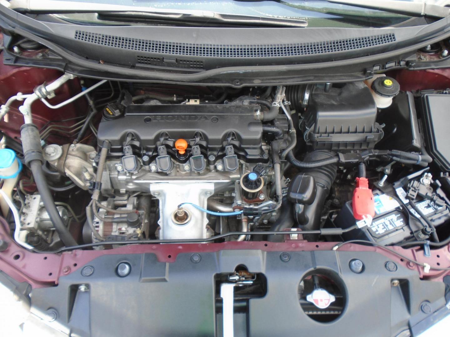 2015 RED /Beige Honda Civic LX Sedan CVT (19XFB2F59FE) with an 1.8L L4 SOHC 16V engine, Continuously Variable Transmission transmission, located at 6112 N Florida Avenue, Tampa, FL, 33604, (888) 521-5131, 27.954929, -82.459534 - 499 DOWN PLUS TAX & TAG - Photo#9