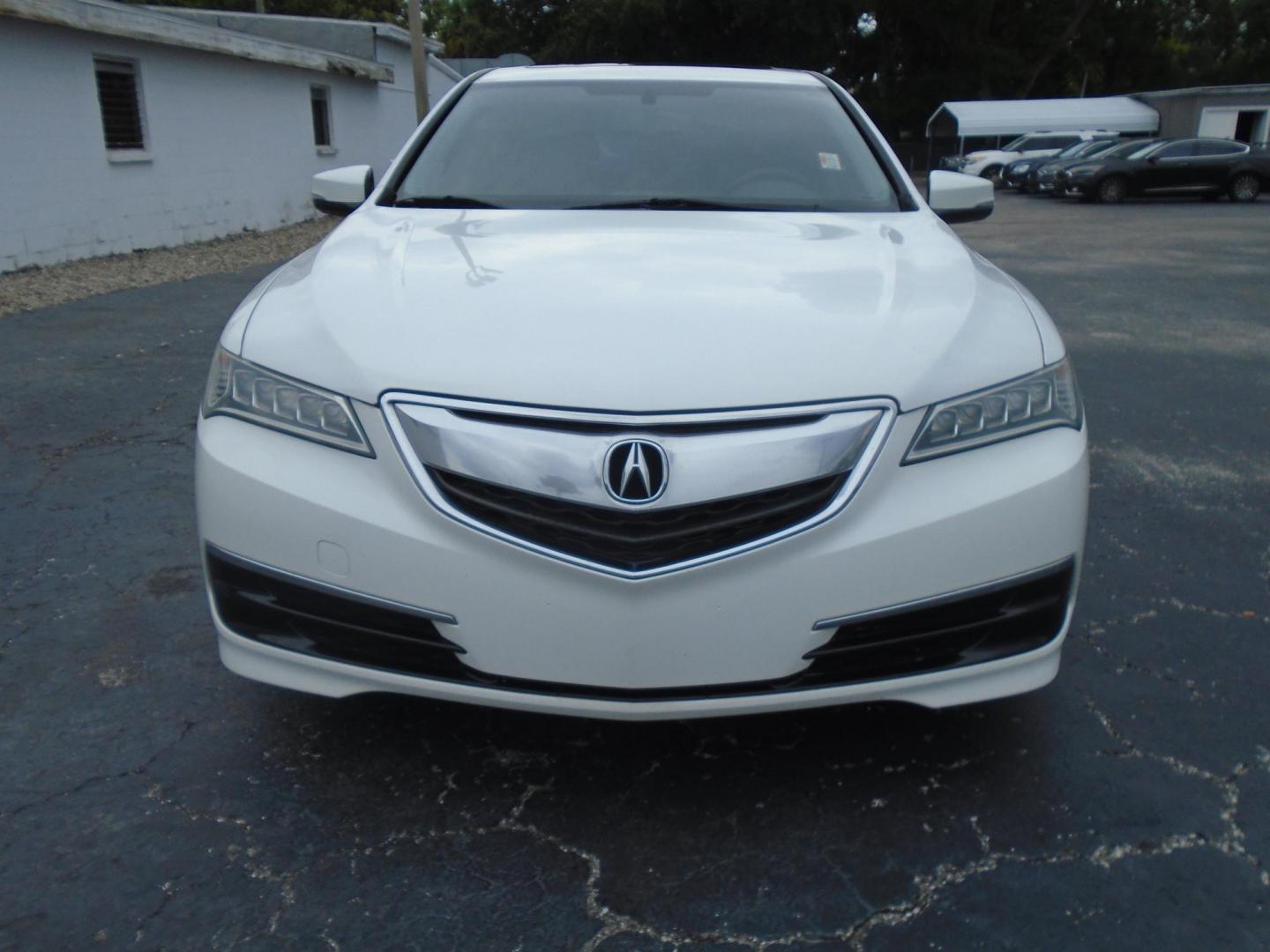 2015 WHITE /Beige Acura TLX 8-Spd DCT (19UUB1F35FA) with an 2.5L L4 DOHC 16V engine, 8-Speed Automatic transmission, located at 6112 N Florida Avenue, Tampa, FL, 33604, (888) 521-5131, 27.954929, -82.459534 - 499$ DOWN PLUX TAX & TAG - Photo#1