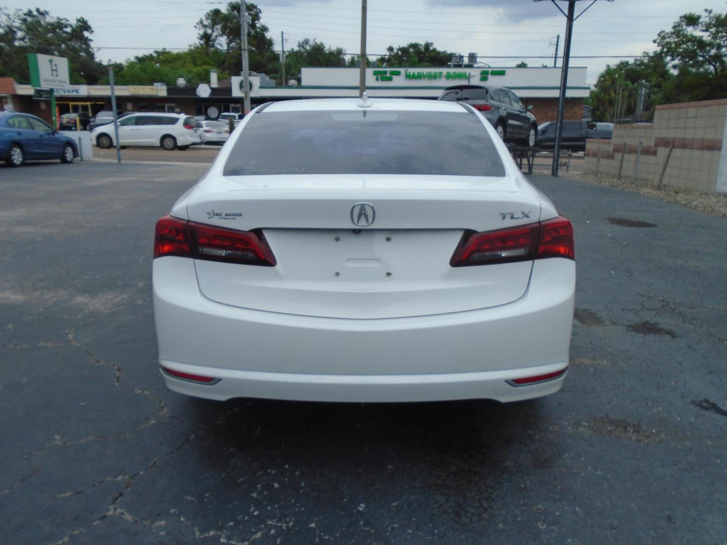 2015 WHITE /Beige Acura TLX 8-Spd DCT (19UUB1F35FA) with an 2.5L L4 DOHC 16V engine, 8-Speed Automatic transmission, located at 6112 N Florida Avenue, Tampa, FL, 33604, (888) 521-5131, 27.954929, -82.459534 - 499$ DOWN PLUX TAX & TAG - Photo#4