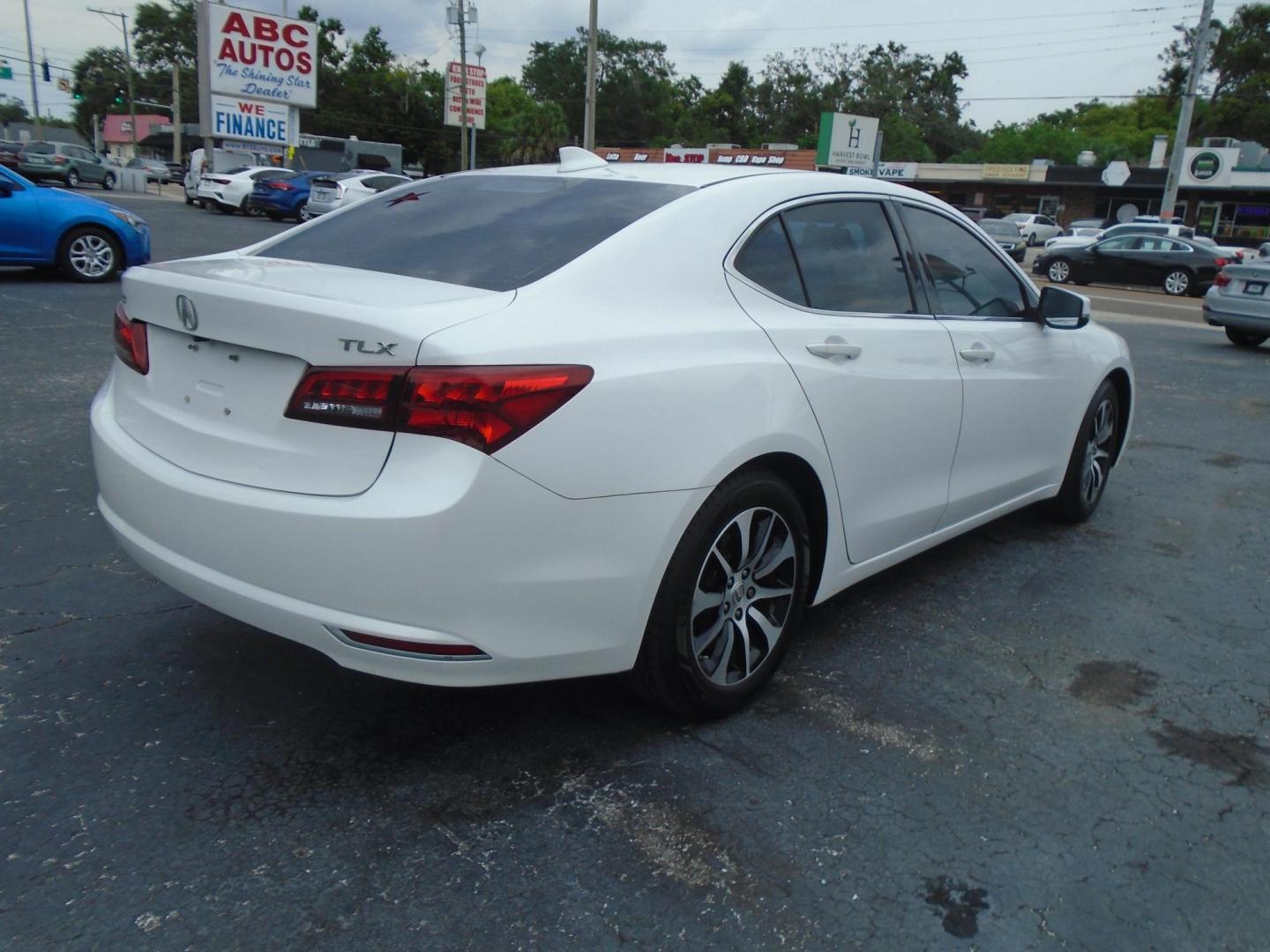 2015 WHITE /Beige Acura TLX 8-Spd DCT (19UUB1F35FA) with an 2.5L L4 DOHC 16V engine, 8-Speed Automatic transmission, located at 6112 N Florida Avenue, Tampa, FL, 33604, (888) 521-5131, 27.954929, -82.459534 - 499$ DOWN PLUX TAX & TAG - Photo#5