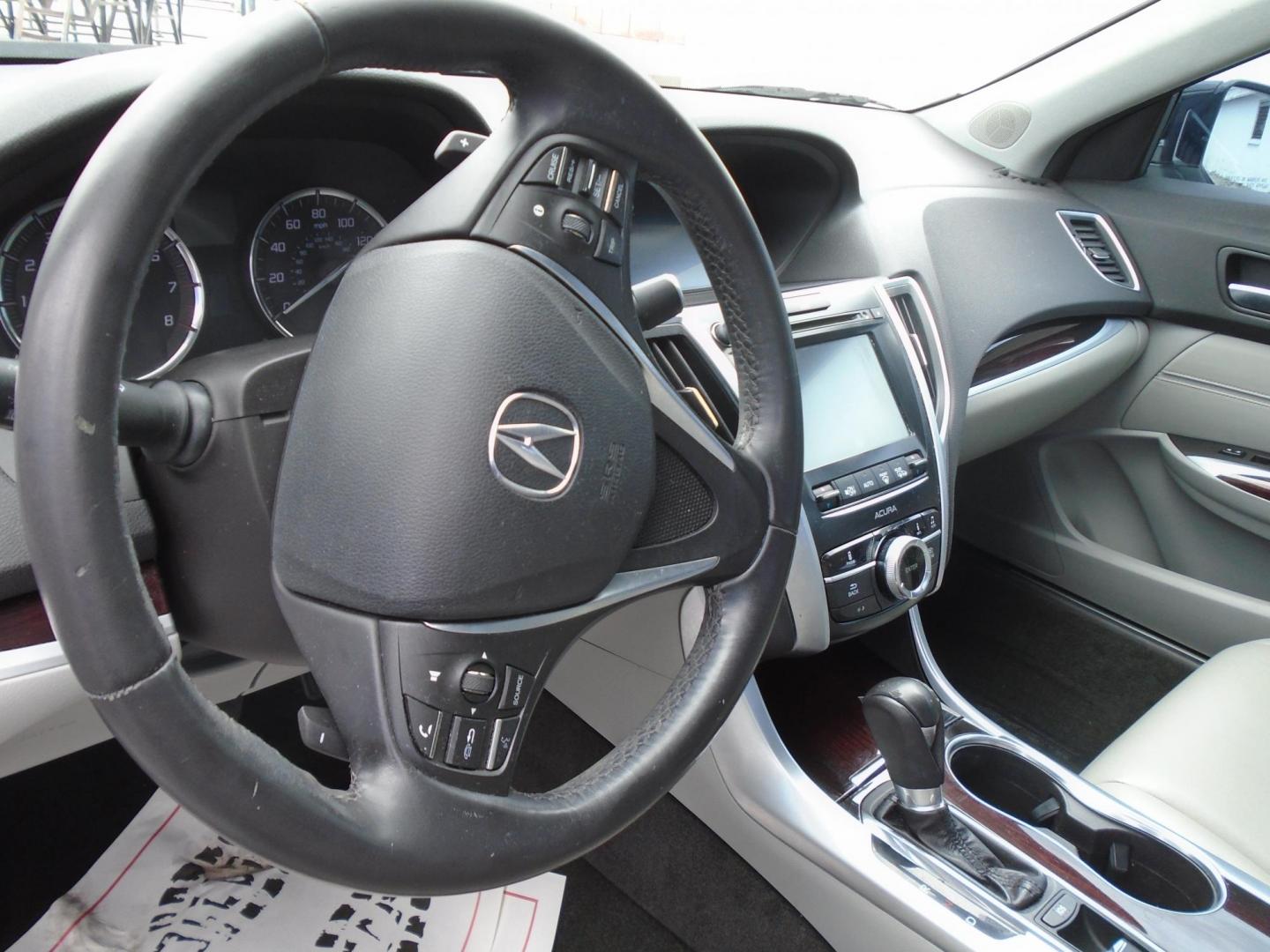2015 WHITE /Beige Acura TLX 8-Spd DCT (19UUB1F35FA) with an 2.5L L4 DOHC 16V engine, 8-Speed Automatic transmission, located at 6112 N Florida Avenue, Tampa, FL, 33604, (888) 521-5131, 27.954929, -82.459534 - 499$ DOWN PLUX TAX & TAG - Photo#8