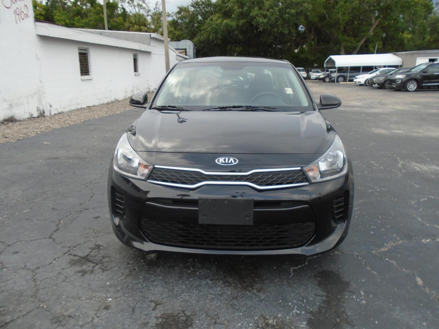2019 BLACK /Grey Kia Rio LX (3KPA24AB7KE) with an 1.6L L4 DOHC 16V engine, 6A transmission, located at 6112 N Florida Avenue, Tampa, FL, 33604, (888) 521-5131, 27.954929, -82.459534 - 499 DOWN PLUS TAX & TAG - Photo#1