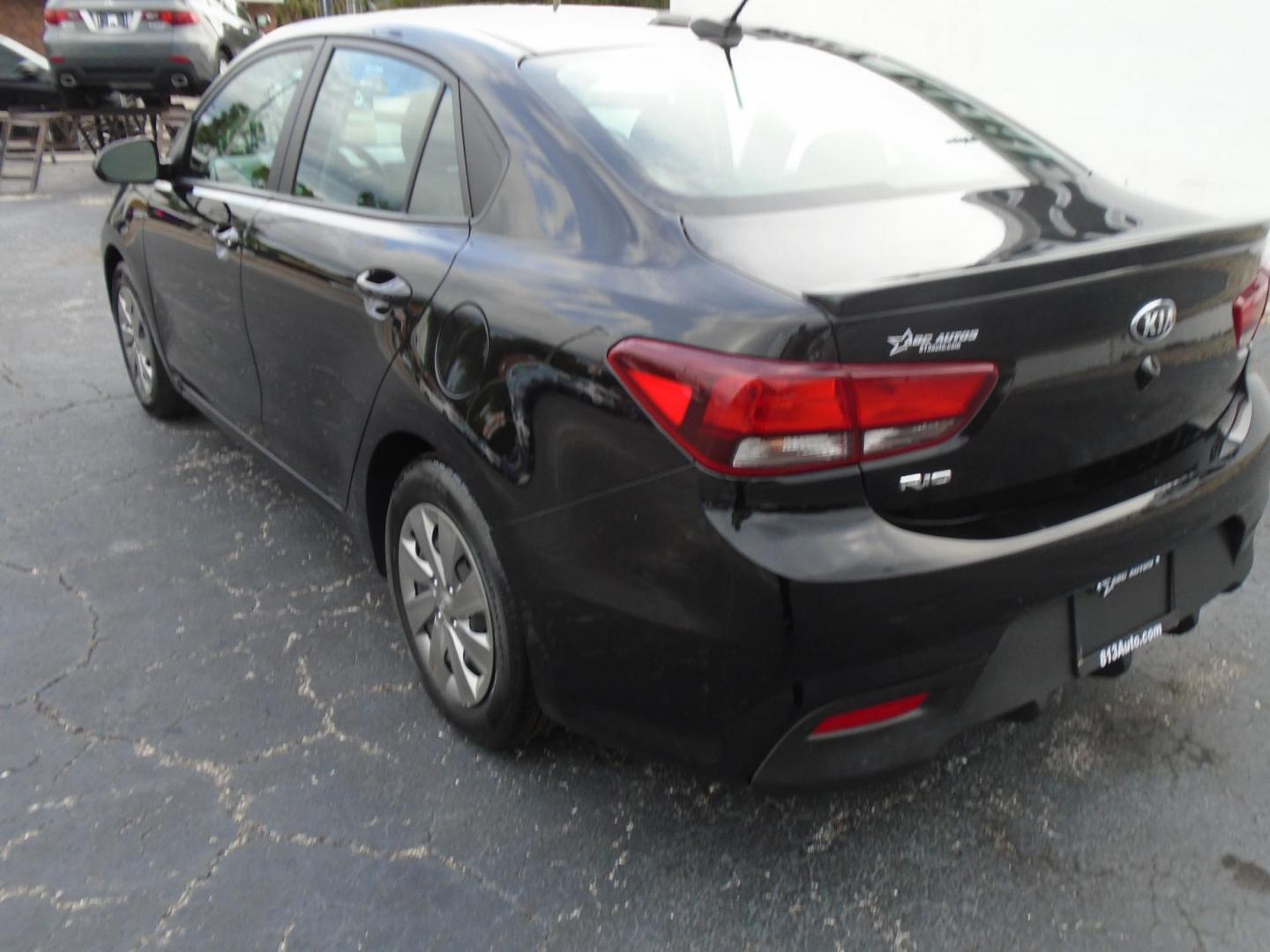 2019 BLACK /Grey Kia Rio LX (3KPA24AB7KE) with an 1.6L L4 DOHC 16V engine, 6A transmission, located at 6112 N Florida Avenue, Tampa, FL, 33604, (888) 521-5131, 27.954929, -82.459534 - 499 DOWN PLUS TAX & TAG - Photo#6