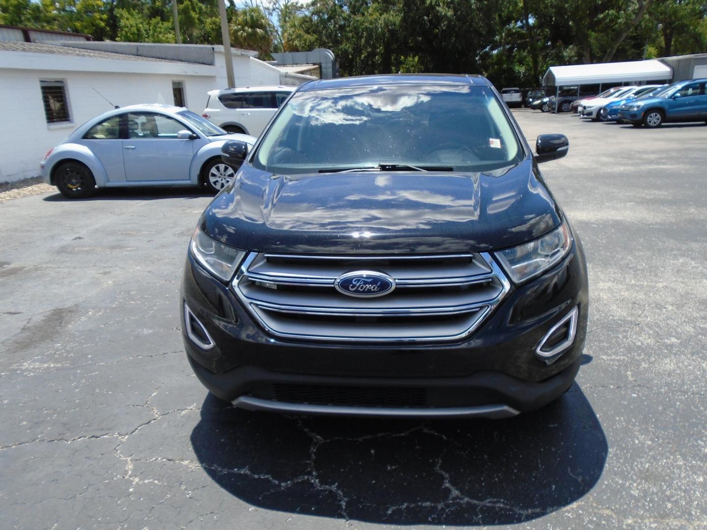 2018 BLACK /Grey Ford Edge SEL FWD (2FMPK3J94JB) with an 2.0L L4 DOHC 16V engine, 6A transmission, located at 6112 N Florida Avenue, Tampa, FL, 33604, (888) 521-5131, 27.954929, -82.459534 - 499 DOWN PLUS TAX & TAG - Photo#1