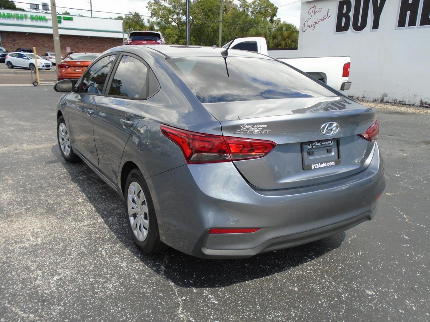 2018 Blue /Grey Hyundai Accent SEL 4-Door 6A (3KPC24A3XJE) with an 1.6L L4 DOHC 16V engine, 6A transmission, located at 6112 N Florida Avenue, Tampa, FL, 33604, (888) 521-5131, 27.954929, -82.459534 - 499 DOWN PLUS TAX & TAG. - Photo#6