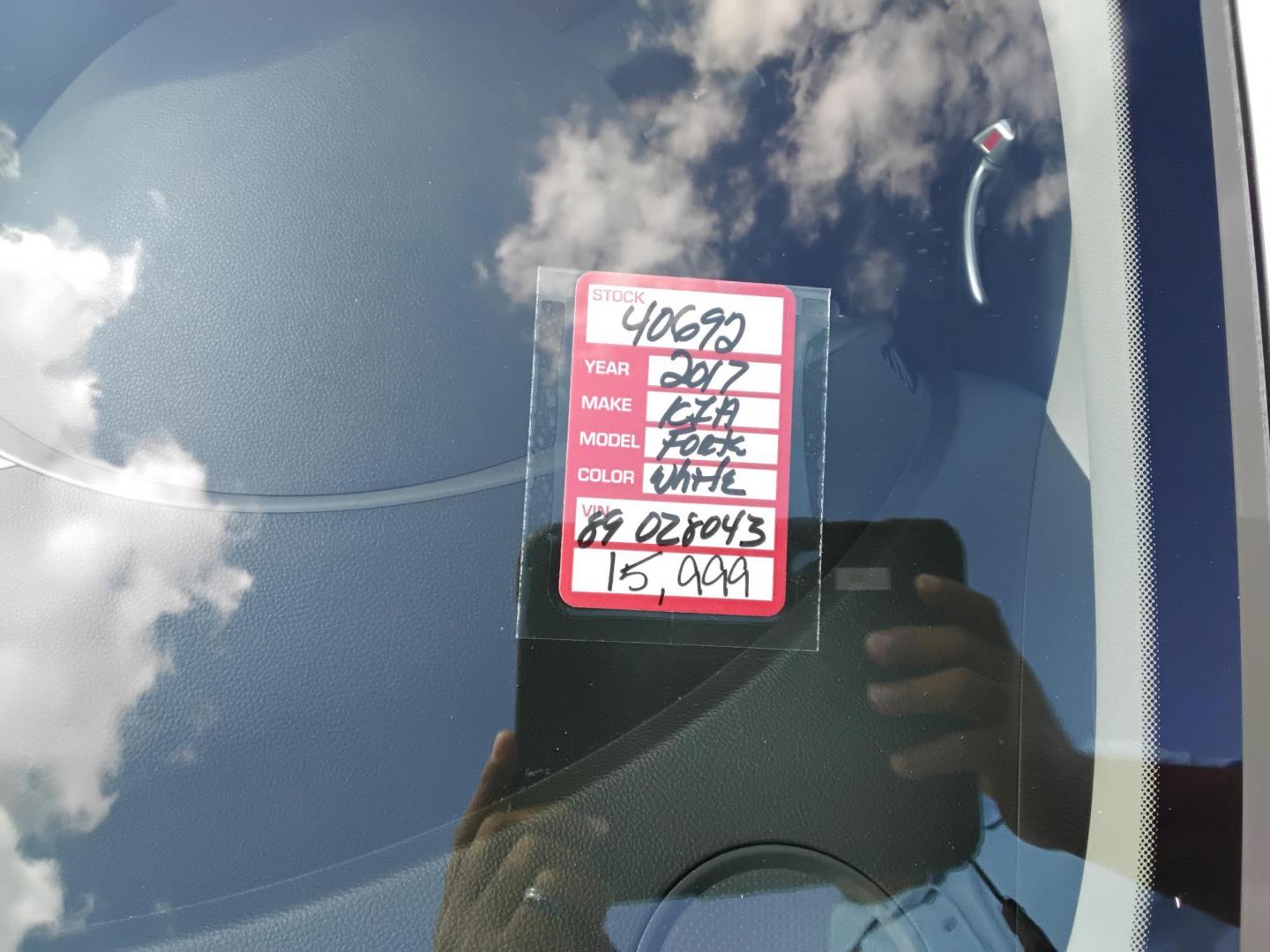 2017 White /Black Kia Forte LX 6M (3KPFK4A7XHE) with an 2.0L L4 DOHC 16V engine, 6M transmission, located at 6112 N Florida Avenue, Tampa, FL, 33604, (888) 521-5131, 27.954929, -82.459534 - 499 DOWN PLUS TAX & TAG. - Photo#16