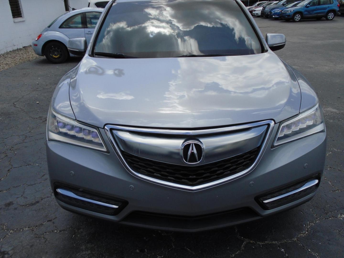 2016 SILVER /Beige Acura MDX 9-Spd AT Advance Package (5FRYD3H97GB) with an 3.5L V6 SOHC 24V engine, 9-Speed Automatic transmission, located at 6112 N Florida Avenue, Tampa, FL, 33604, (888) 521-5131, 27.954929, -82.459534 - 499 DOWN PLUS TAX & TAG - Photo#2