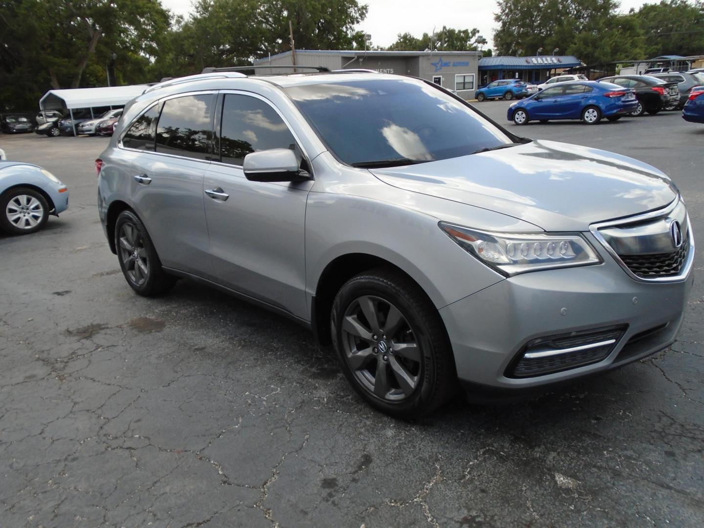 2016 SILVER /Beige Acura MDX 9-Spd AT Advance Package (5FRYD3H97GB) with an 3.5L V6 SOHC 24V engine, 9-Speed Automatic transmission, located at 6112 N Florida Avenue, Tampa, FL, 33604, (888) 521-5131, 27.954929, -82.459534 - 499 DOWN PLUS TAX & TAG - Photo#3