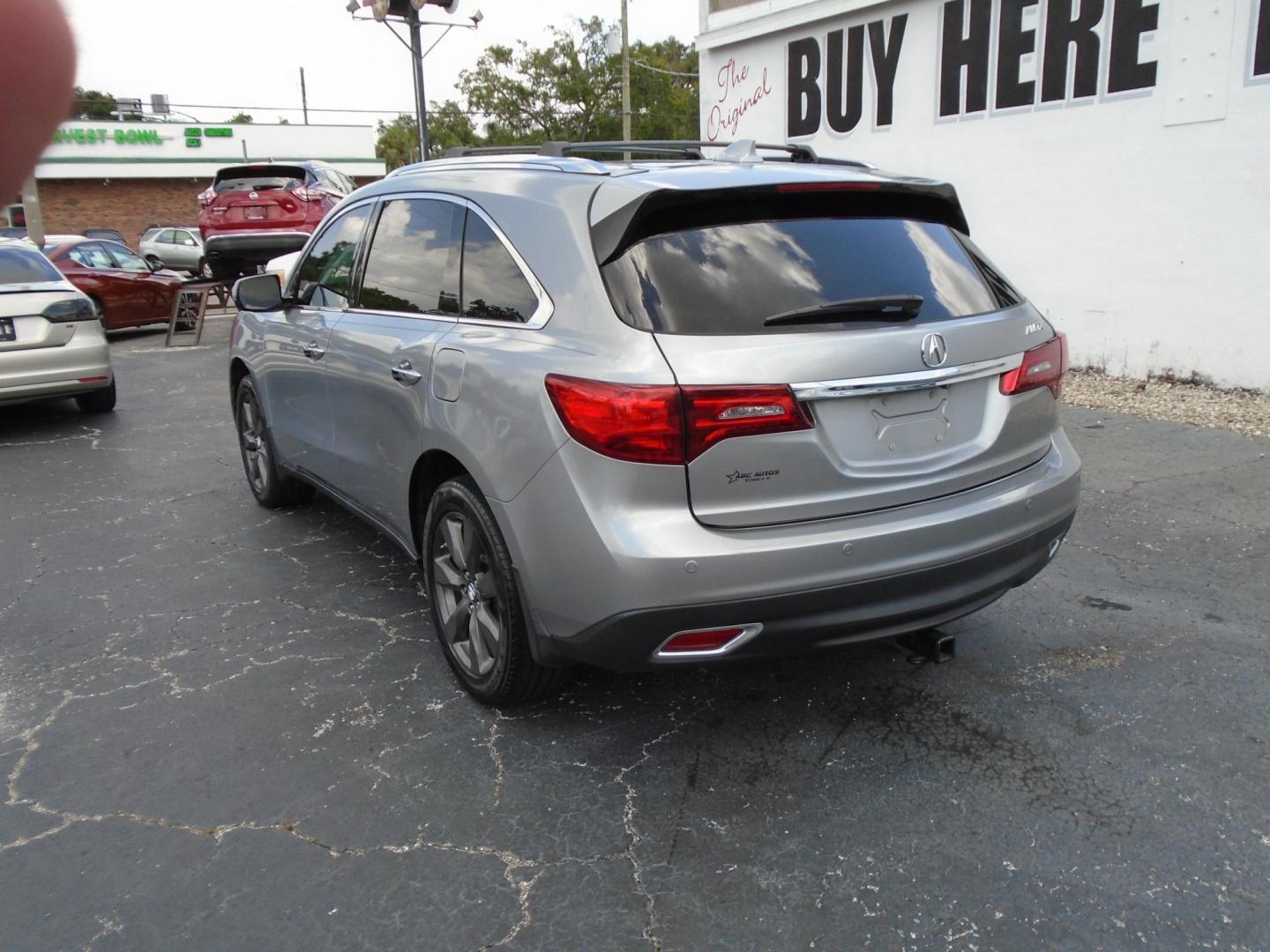 2016 SILVER /Beige Acura MDX 9-Spd AT Advance Package (5FRYD3H97GB) with an 3.5L V6 SOHC 24V engine, 9-Speed Automatic transmission, located at 6112 N Florida Avenue, Tampa, FL, 33604, (888) 521-5131, 27.954929, -82.459534 - 499 DOWN PLUS TAX & TAG - Photo#5