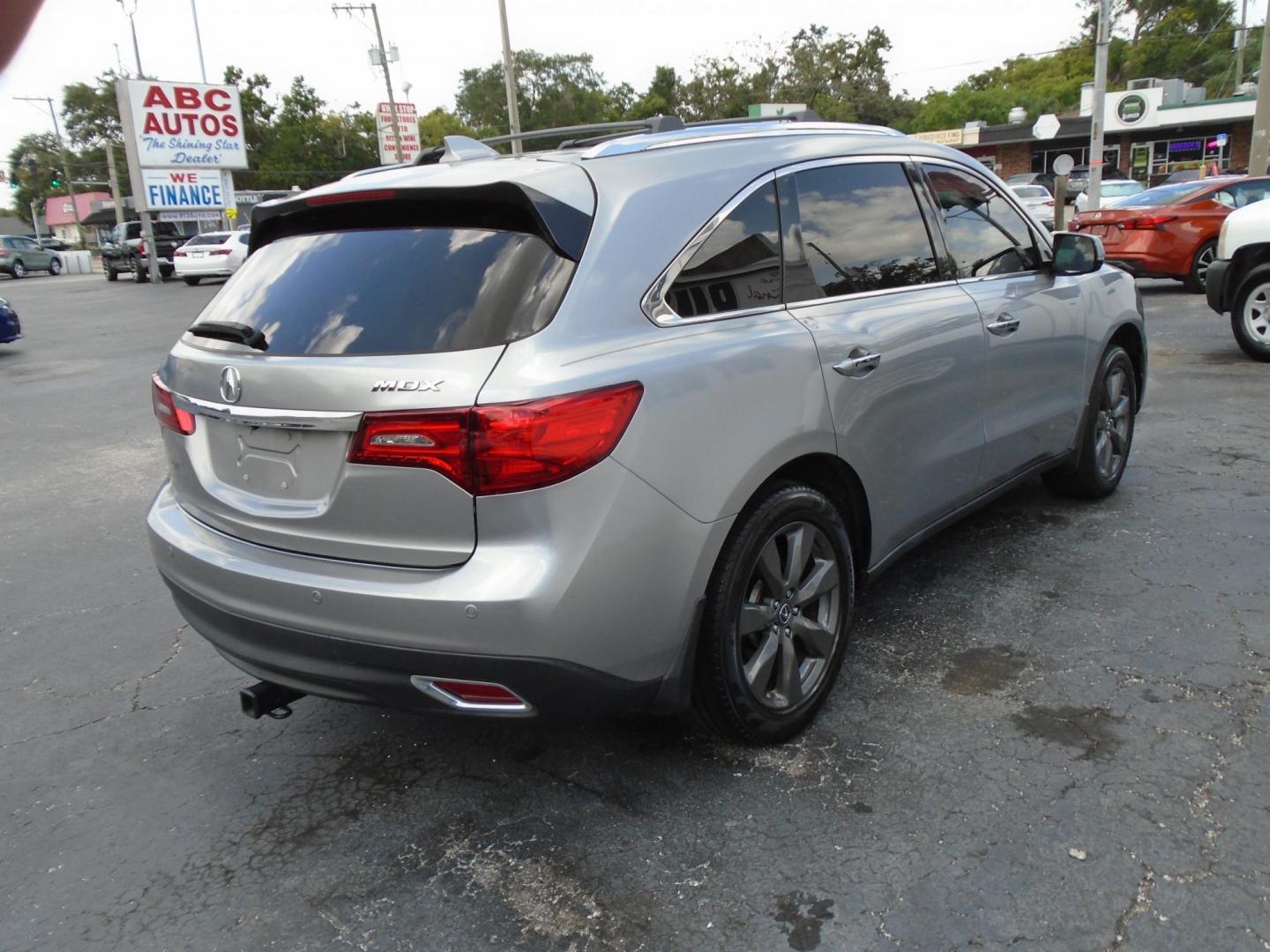2016 SILVER /Beige Acura MDX 9-Spd AT Advance Package (5FRYD3H97GB) with an 3.5L V6 SOHC 24V engine, 9-Speed Automatic transmission, located at 6112 N Florida Avenue, Tampa, FL, 33604, (888) 521-5131, 27.954929, -82.459534 - 499 DOWN PLUS TAX & TAG - Photo#6