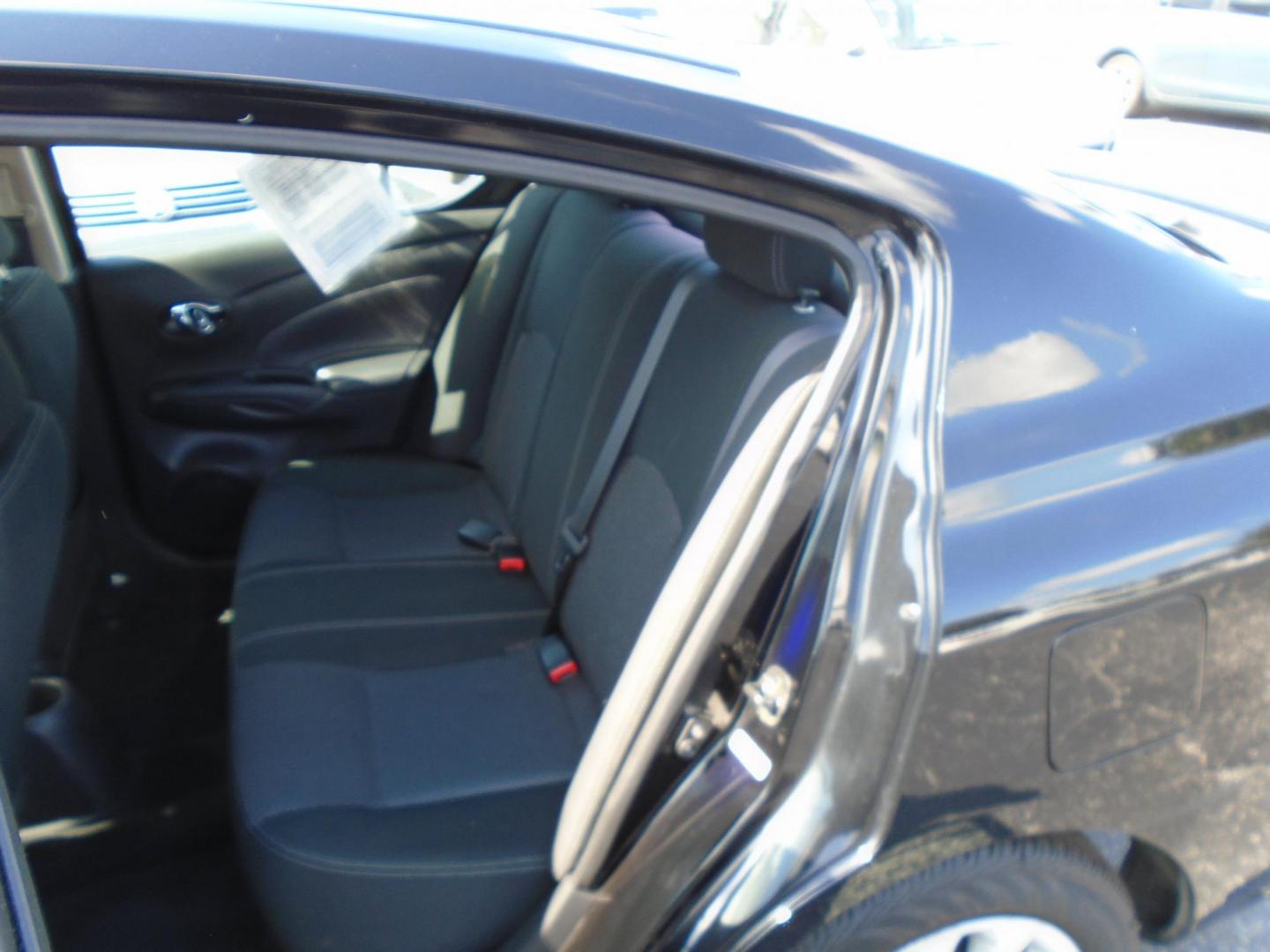 2018 BLACK /GREY Nissan Versa 1.6 SL Sedan (3N1CN7APXJL) with an 1.6L L4 DOHC 16V engine, CVT transmission, located at 6112 N Florida Avenue, Tampa, FL, 33604, (888) 521-5131, 27.954929, -82.459534 - 499 DOWN PLUS TAX & TAG. - Photo#7