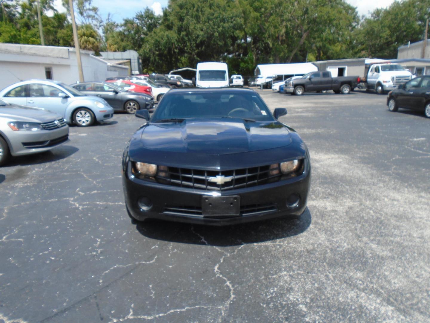 2011 BLACK /Grey Chevrolet Camaro LS Coupe (2G1FA1ED9B9) with an 3.6L V6 DOHC 24V engine, 6-Speed Automatic transmission, located at 6112 N Florida Avenue, Tampa, FL, 33604, (888) 521-5131, 27.954929, -82.459534 - 499 DOWN PLUS TAX & TAG. - Photo#2
