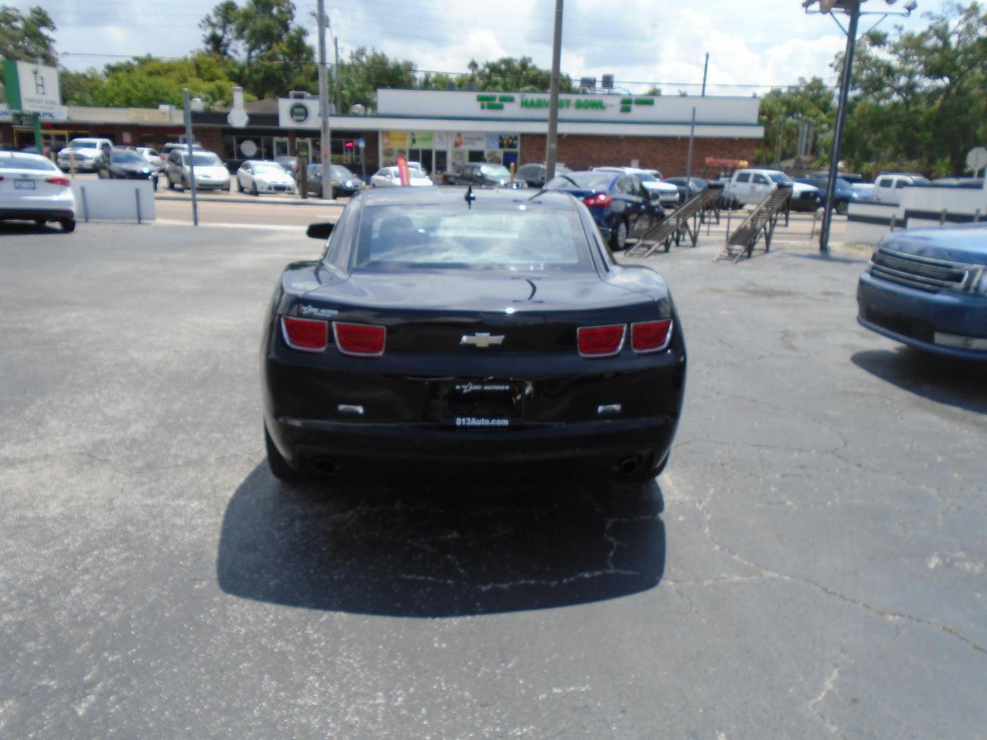 2011 BLACK /Grey Chevrolet Camaro LS Coupe (2G1FA1ED9B9) with an 3.6L V6 DOHC 24V engine, 6-Speed Automatic transmission, located at 6112 N Florida Avenue, Tampa, FL, 33604, (888) 521-5131, 27.954929, -82.459534 - 499 DOWN PLUS TAX & TAG. - Photo#4