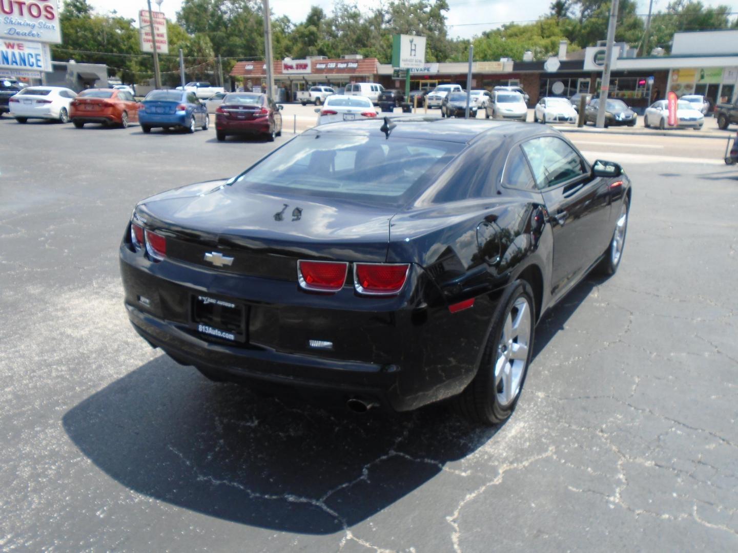 2011 BLACK /Grey Chevrolet Camaro LS Coupe (2G1FA1ED9B9) with an 3.6L V6 DOHC 24V engine, 6-Speed Automatic transmission, located at 6112 N Florida Avenue, Tampa, FL, 33604, (888) 521-5131, 27.954929, -82.459534 - 499 DOWN PLUS TAX & TAG. - Photo#5