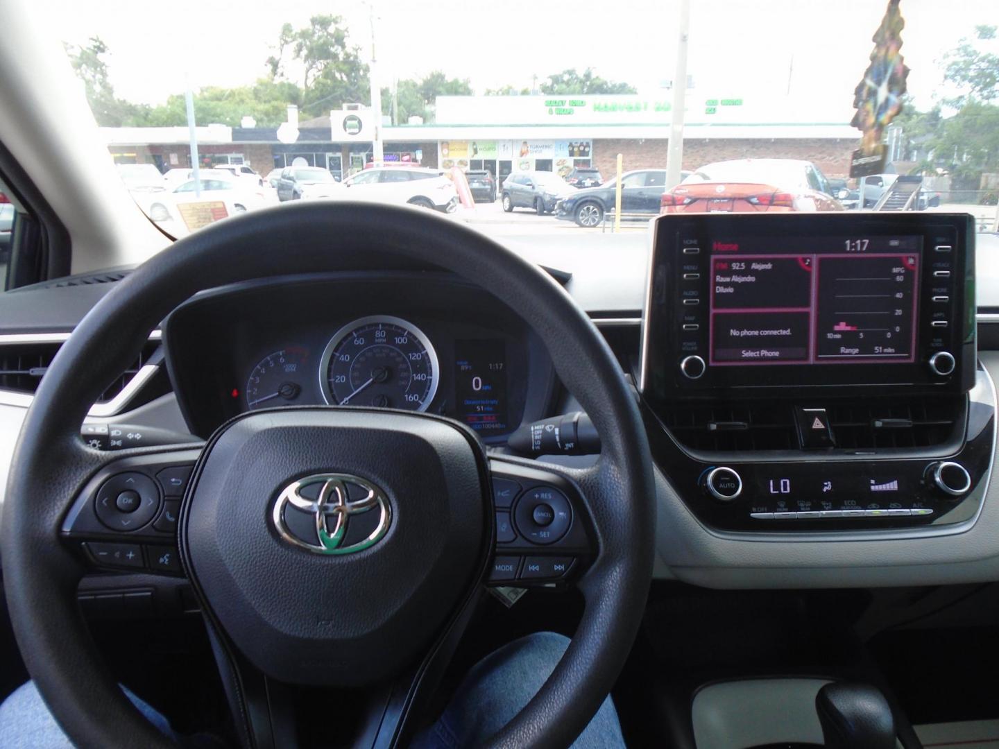 2020 Blue /Grey Toyota Corolla LE (JTDEPRAE8LJ) with an 1.8L L4 DOHC 16V engine, CVT transmission, located at 6112 N Florida Avenue, Tampa, FL, 33604, (888) 521-5131, 27.954929, -82.459534 - 499$ DOWN PLUS TAX & TAG. - Photo#9