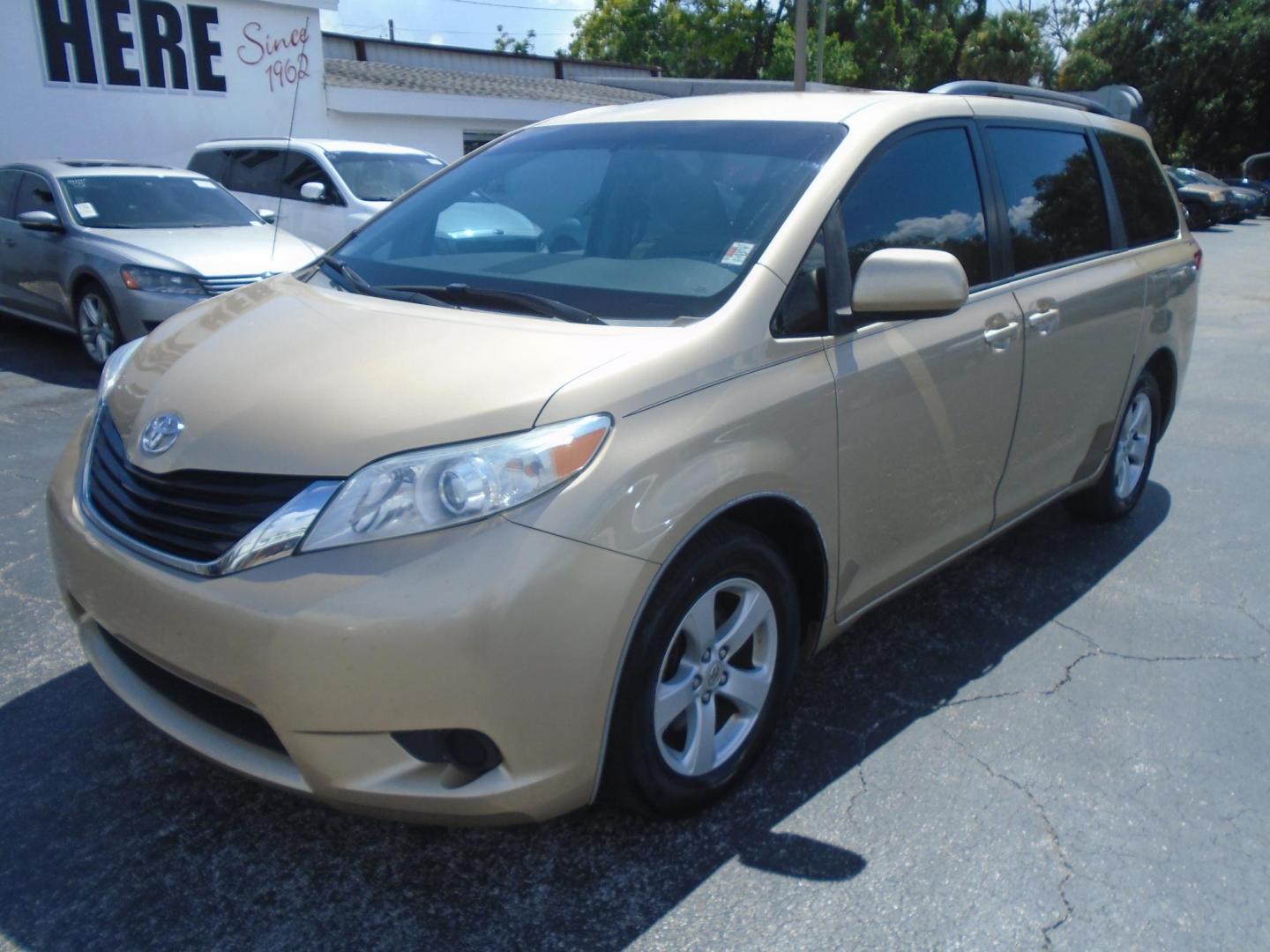 2011 TAN /Beige Toyota Sienna Base (5TDKA3DC4BS) with an 2.7L L4 DOHC 16V engine, 5-Speed Automatic transmission, located at 6112 N Florida Avenue, Tampa, FL, 33604, (888) 521-5131, 27.954929, -82.459534 - 499$ DOWN PLUS TAX & TAG. - Photo#2