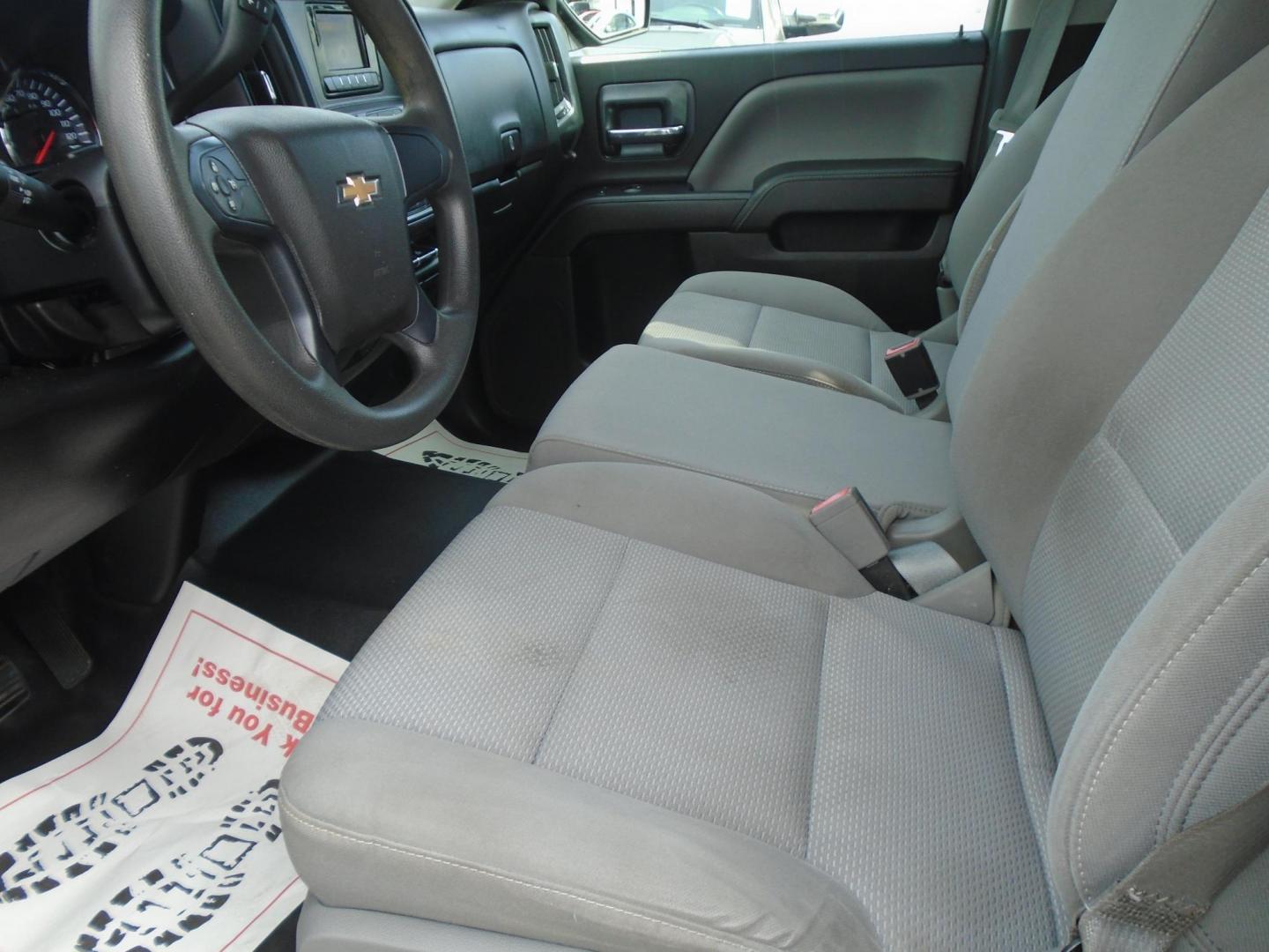 2014 BLACK /Beige Chevrolet Silverado 1500 Work Truck 1WT Double Cab 2WD (1GCRCPEH2EZ) with an 4.3L V6 OHV 12V engine, 6-Speed Automatic transmission, located at 6112 N Florida Avenue, Tampa, FL, 33604, (888) 521-5131, 27.954929, -82.459534 - 499$ DOWN PLUS TAX & TAG. - Photo#9