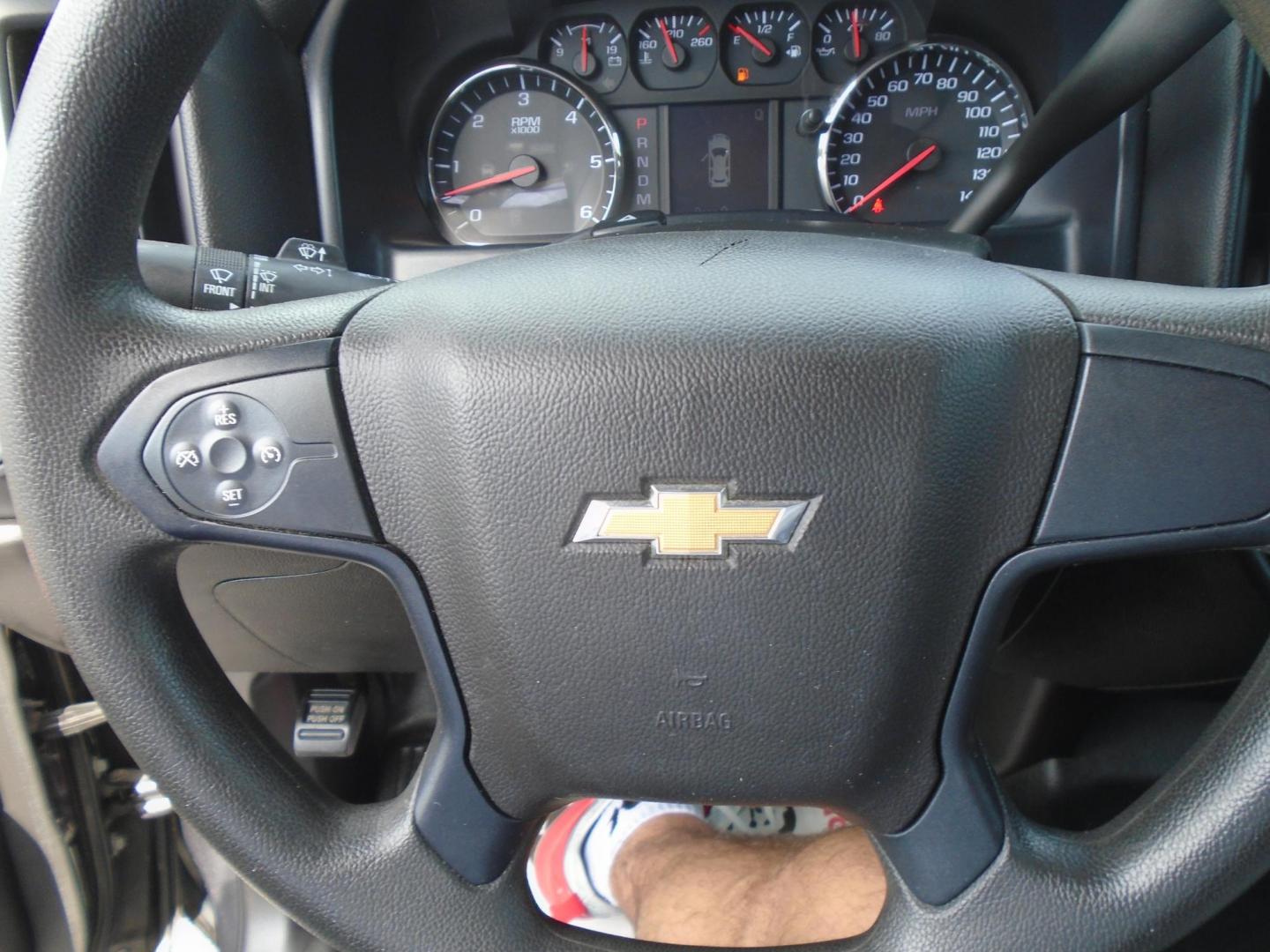 2014 BLACK /Beige Chevrolet Silverado 1500 Work Truck 1WT Double Cab 2WD (1GCRCPEH2EZ) with an 4.3L V6 OHV 12V engine, 6-Speed Automatic transmission, located at 6112 N Florida Avenue, Tampa, FL, 33604, (888) 521-5131, 27.954929, -82.459534 - 499$ DOWN PLUS TAX & TAG. - Photo#8