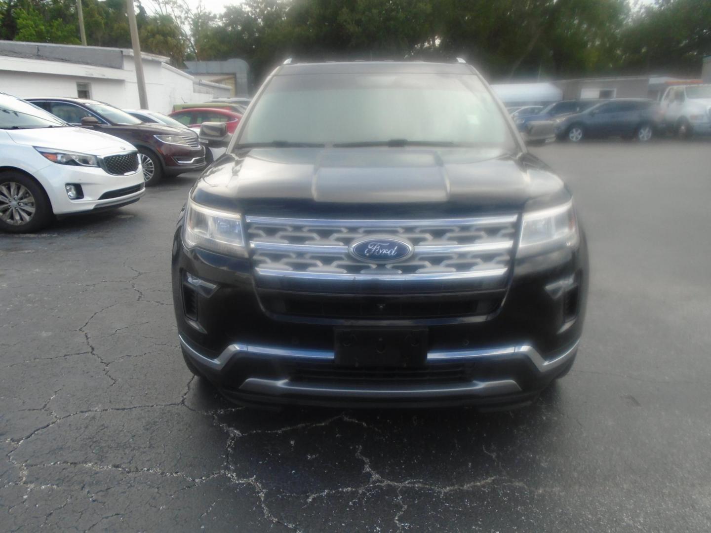 2018 BLACK /Black Ford Explorer Limited 4WD (1FM5K8F82JG) with an 3.5L V6 DOHC 24V engine, 6A transmission, located at 6112 N Florida Avenue, Tampa, FL, 33604, (888) 521-5131, 27.954929, -82.459534 - 499$ DOWN PLUS TAX & TAG - Photo#1