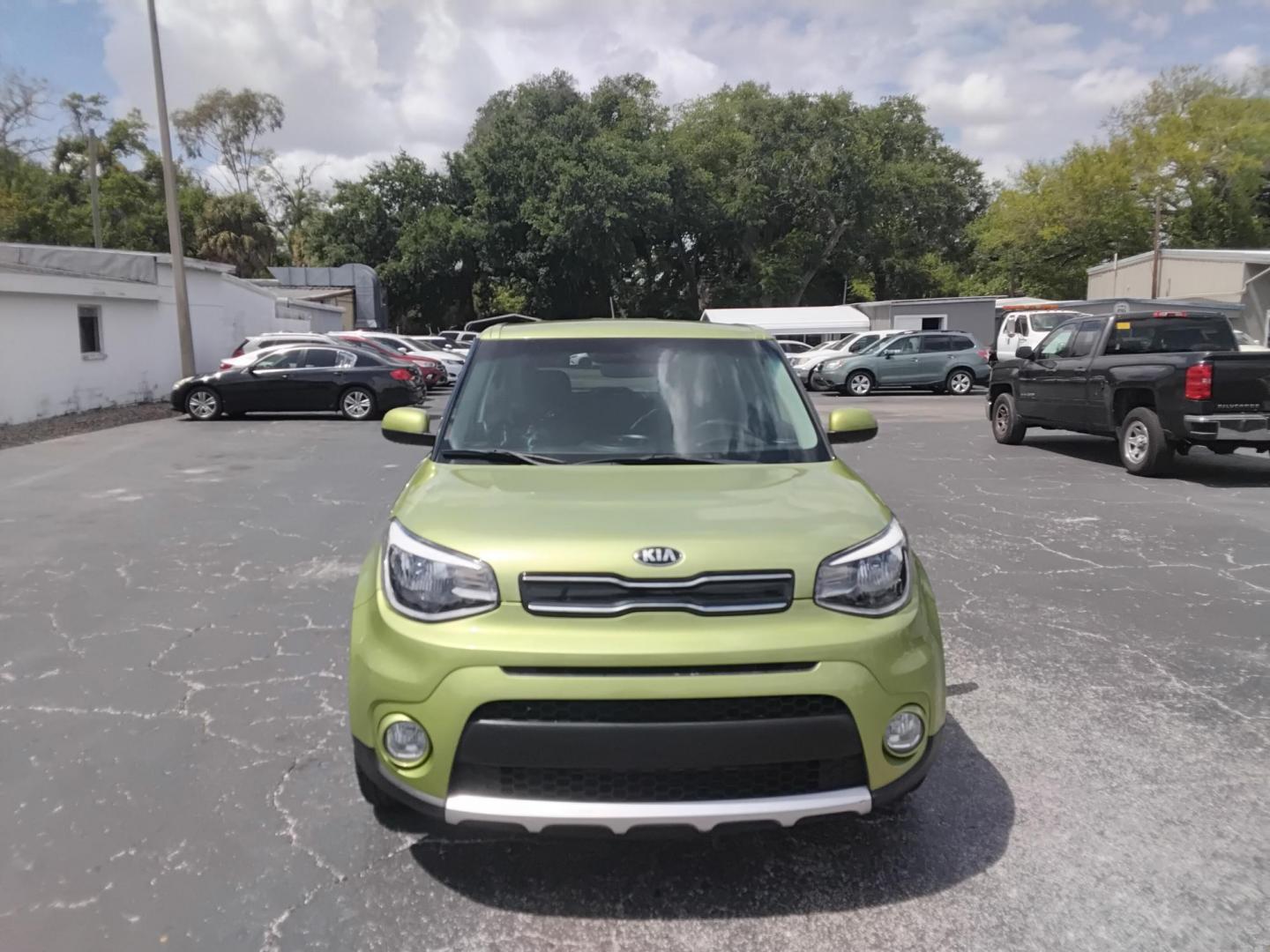 2017 GREEN /Black Kia Soul + (KNDJP3A57H7) with an 2.0L L4 DOHC 16V engine, 6A transmission, located at 5117 SR 674, Wimauma, FL, 33598, (813) 938-5846, 27.712418, -82.322784 - $499 DOWN PLUS TAX & TAG. - Photo#2