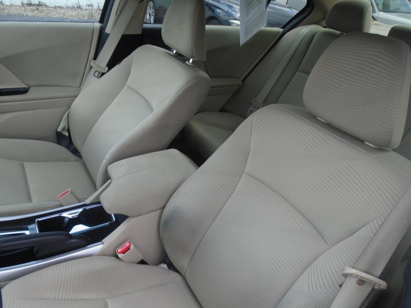 2017 RED /Beige Honda Accord LX Sedan CVT (1HGCR2F3XHA) with an 2.4L L4 DOHC 16V engine, CVT transmission, located at 6112 N Florida Avenue, Tampa, FL, 33604, (888) 521-5131, 27.954929, -82.459534 - 499$ DOWN PLUS TAX & TAG. - Photo#11