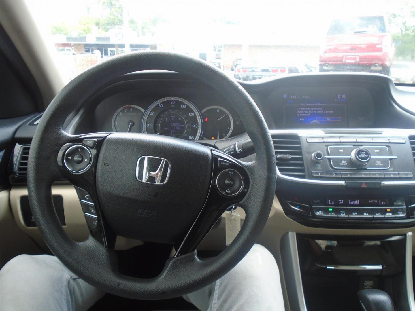 2017 RED /Beige Honda Accord LX Sedan CVT (1HGCR2F3XHA) with an 2.4L L4 DOHC 16V engine, CVT transmission, located at 6112 N Florida Avenue, Tampa, FL, 33604, (888) 521-5131, 27.954929, -82.459534 - 499$ DOWN PLUS TAX & TAG. - Photo#9