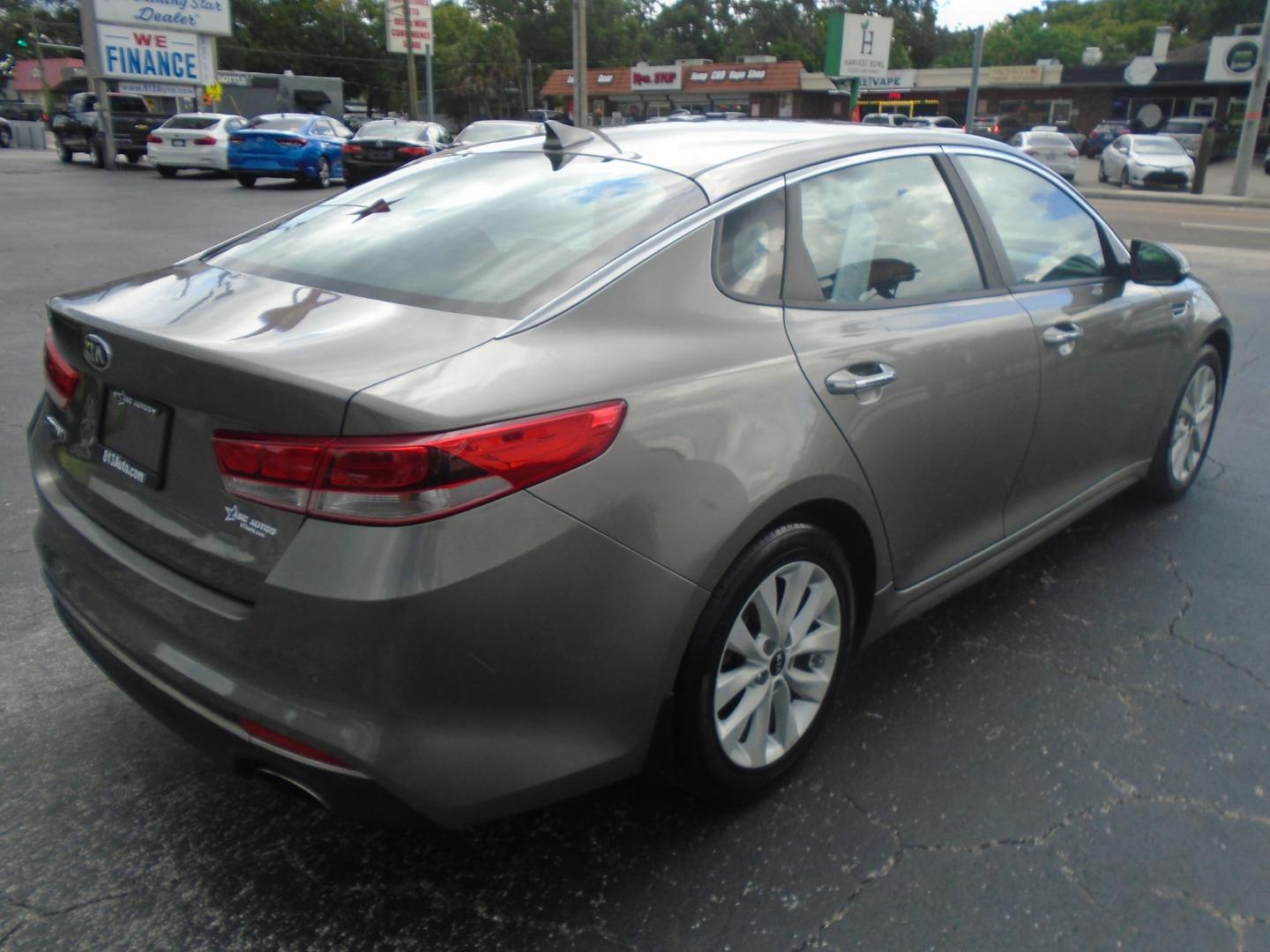 2018 GRAY /Grey Kia Optima LX (5XXGT4L35JG) with an 2.4L L4 DOHC 16V engine, 6A transmission, located at 6112 N Florida Avenue, Tampa, FL, 33604, (888) 521-5131, 27.954929, -82.459534 - 499$ down plus tax & tag. - Photo#10