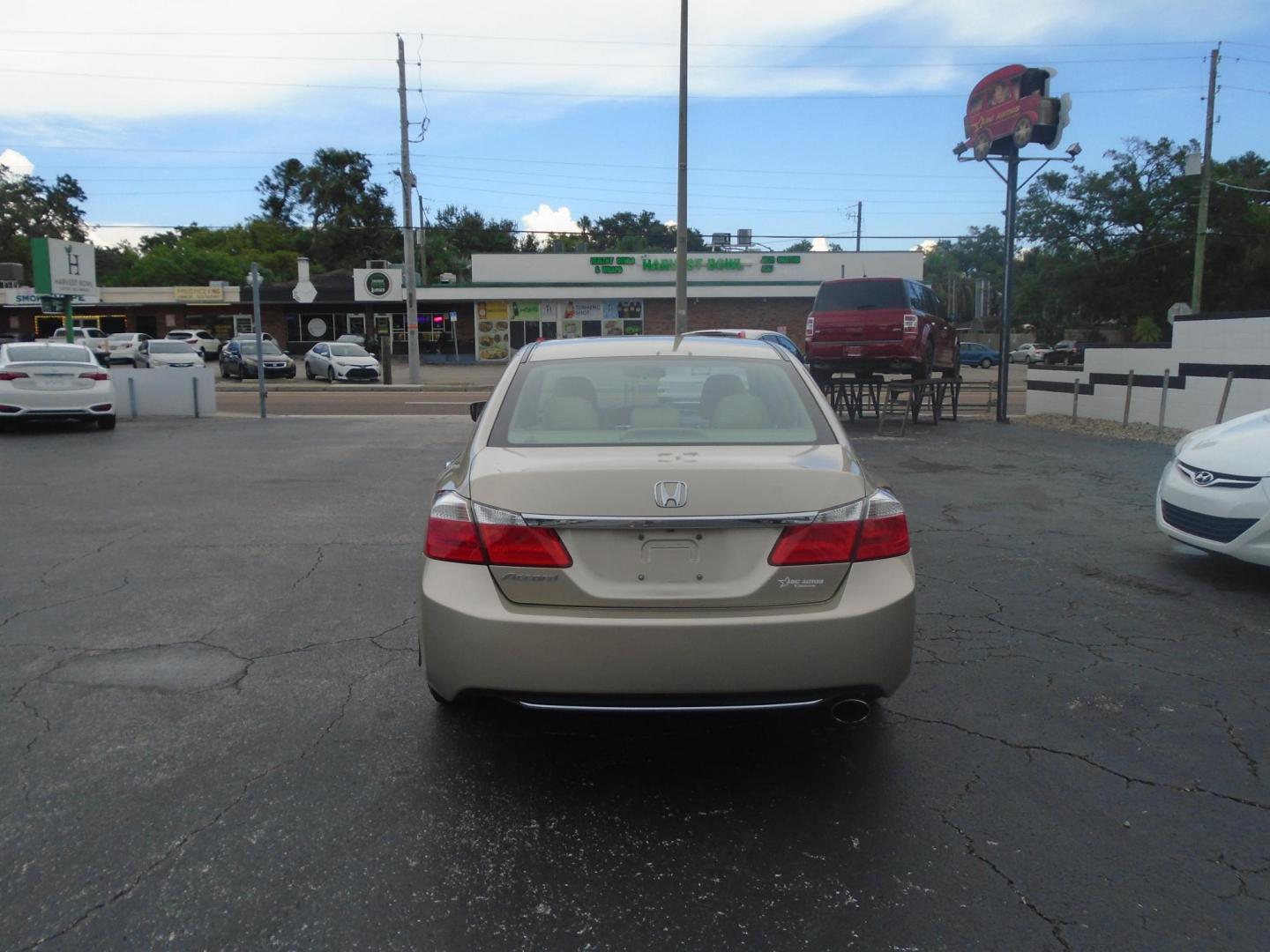 2015 TAN /Beige Honda Accord LX Sedan CVT (1HGCR2F30FA) with an 2.4L L4 DOHC 16V engine, Continuously Variable Transmission transmission, located at 6112 N Florida Avenue, Tampa, FL, 33604, (888) 521-5131, 27.954929, -82.459534 - 499$ down plus tax & tag. - Photo#6