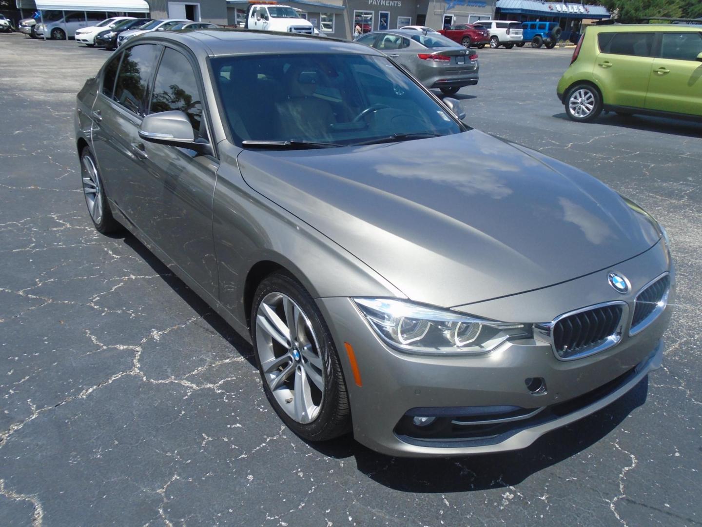 2016 SILVER /Beige BMW 3-Series 328i SULEV (WBA8E9G59GN) with an 2.0L L4 DOHC 16V engine, located at 6112 N Florida Avenue, Tampa, FL, 33604, (888) 521-5131, 27.954929, -82.459534 - 499$ down plus tax & tag. - Photo#3