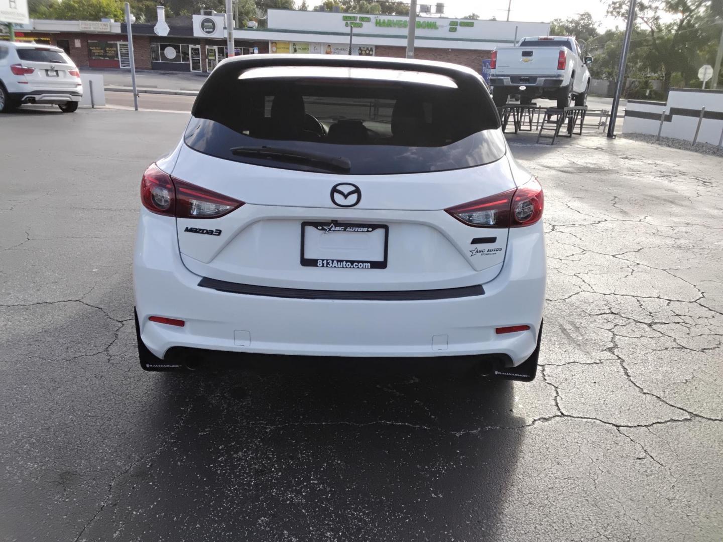 2017 White /BLACK Mazda MAZDA3 i Touring AT 5-Door (JM1BN1L77H1) with an 2.0L L4 DOHC 16V engine, 6A transmission, located at 6112 N Florida Avenue, Tampa, FL, 33604, (888) 521-5131, 27.954929, -82.459534 - 499$ down plus tax & tag. - Photo#6