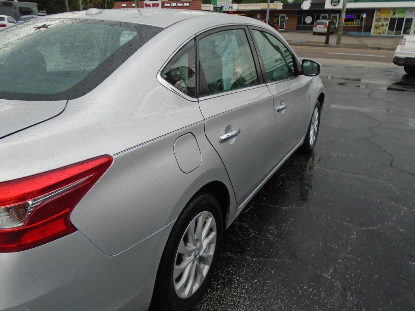 2019 SILVER /Grey Nissan Sentra S CVT (3N1AB7AP1KY) with an 1.8L L4 SFI DOHC 16V engine, CVT transmission, located at 6112 N Florida Avenue, Tampa, FL, 33604, (888) 521-5131, 27.954929, -82.459534 - 499$ DOWN PLUS TAX & TAG. - Photo#3