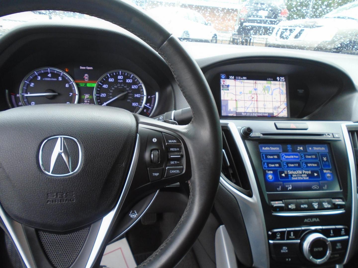 2015 White /Brown Acura TLX 8-Spd DCT w/Technology Package (19UUB1F51FA) with an 2.5L L4 DOHC 16V engine, 8-Speed Automatic transmission, located at 6112 N Florida Avenue, Tampa, FL, 33604, (888) 521-5131, 27.954929, -82.459534 - 499$ down plus tax & tag. - Photo#8