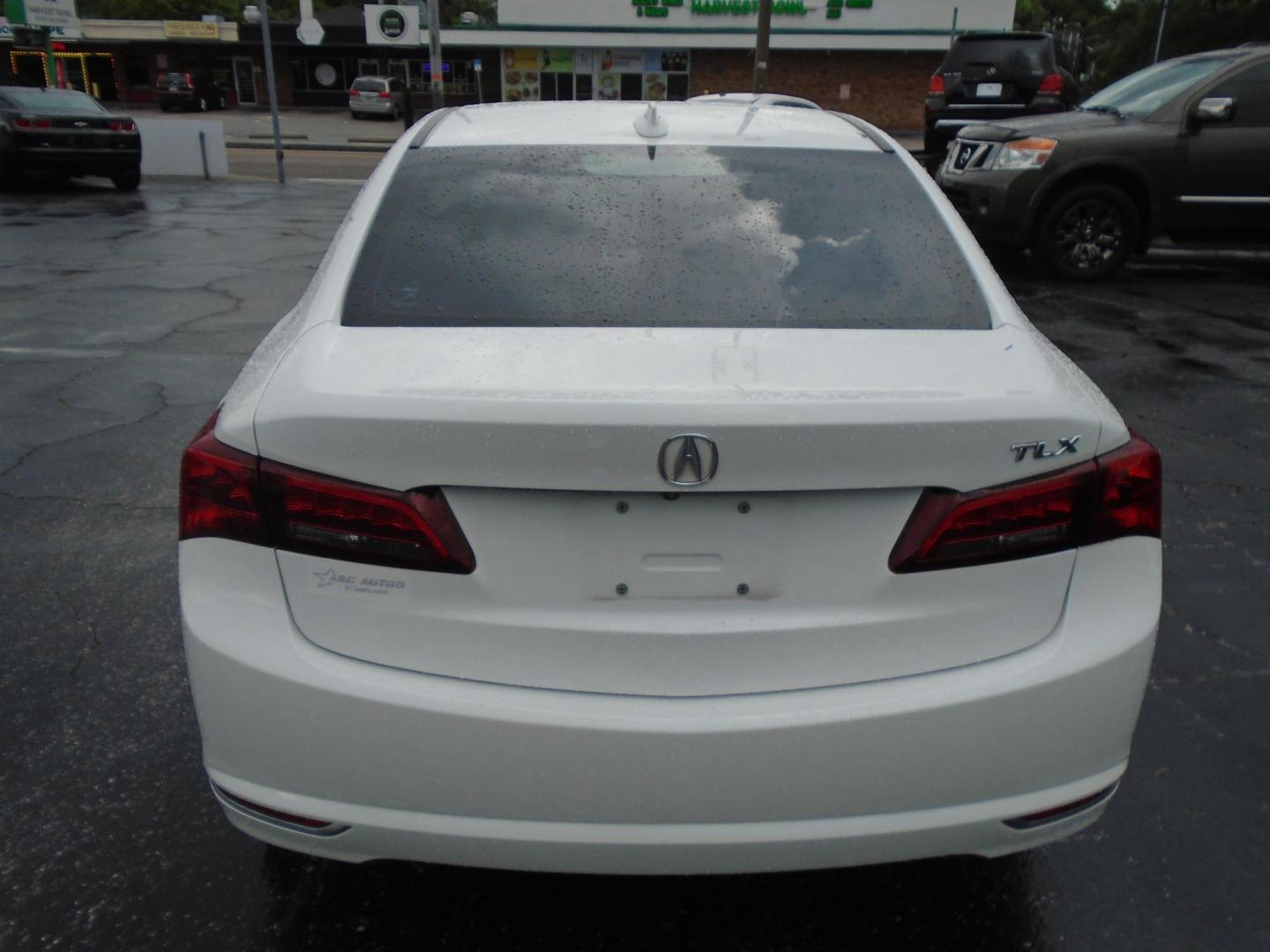 2015 White /Brown Acura TLX 8-Spd DCT w/Technology Package (19UUB1F51FA) with an 2.5L L4 DOHC 16V engine, 8-Speed Automatic transmission, located at 6112 N Florida Avenue, Tampa, FL, 33604, (888) 521-5131, 27.954929, -82.459534 - 499$ down plus tax & tag. - Photo#4