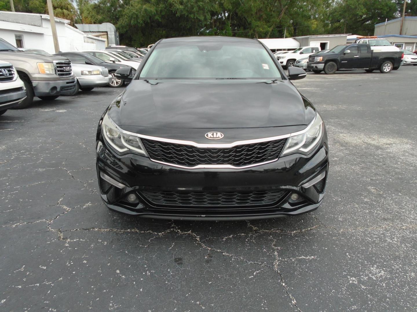 2019 BLACK /BLACK Kia Optima LX (5XXGT4L35KG) with an 2.4L L4 DOHC 16V engine, 6A transmission, located at 6112 N Florida Avenue, Tampa, FL, 33604, (888) 521-5131, 27.954929, -82.459534 - 499$ DOWN PLUS TAX & TAG. - Photo#1
