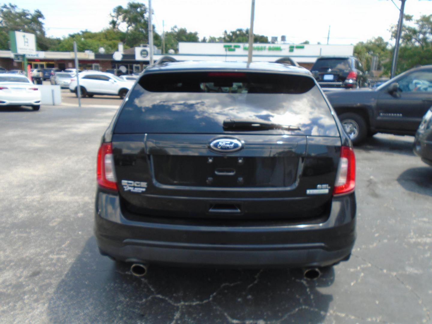 2013 BLACK /Grey Ford Edge SEL FWD (2FMDK3J97DB) with an 2.0L L4 DOHC 16V engine, 6-Speed Automatic transmission, located at 6112 N Florida Avenue, Tampa, FL, 33604, (888) 521-5131, 27.954929, -82.459534 - 499$ down plus tax & tag. - Photo#4