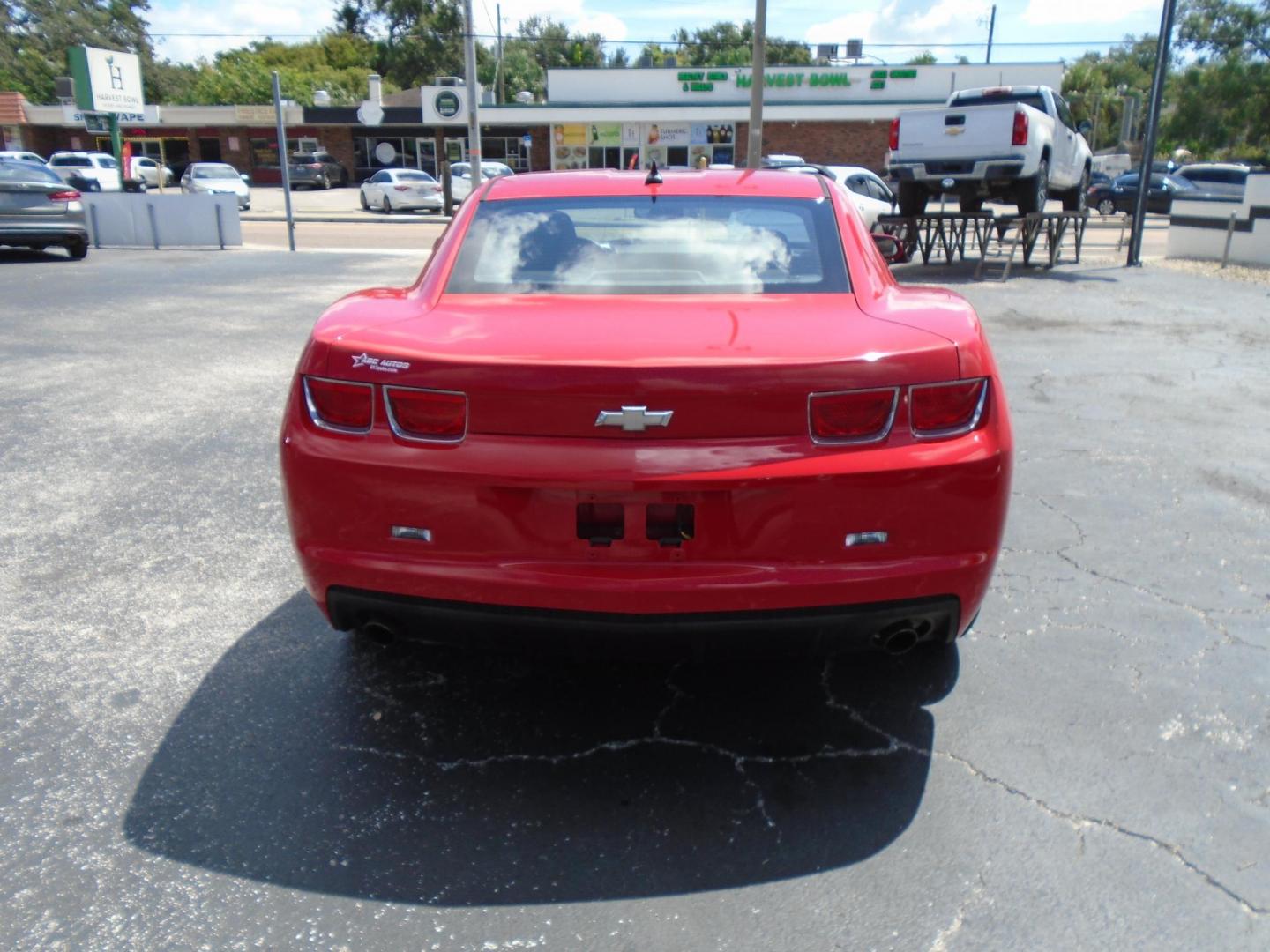 2011 RED /Grey Chevrolet Camaro LS Coupe (2G1FA1ED0B9) with an 3.6L V6 DOHC 24V engine, 6-Speed Automatic transmission, located at 6112 N Florida Avenue, Tampa, FL, 33604, (888) 521-5131, 27.954929, -82.459534 - $499 DOWN PLUS TAX & TAG. - Photo#4