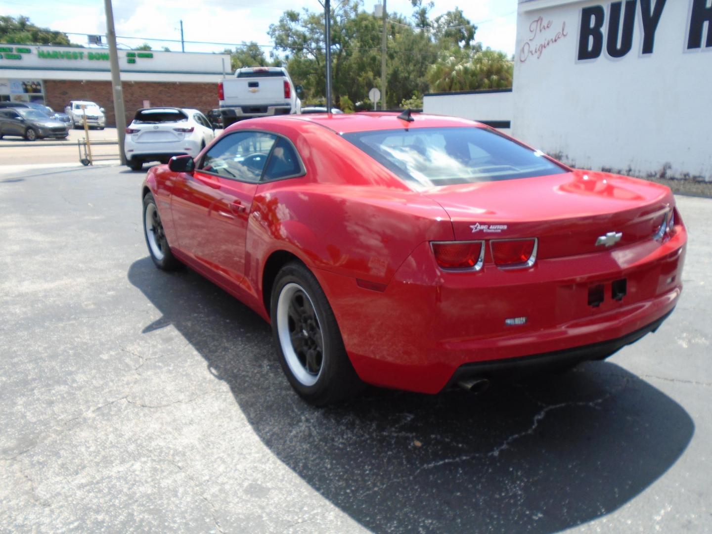 2011 RED /Grey Chevrolet Camaro LS Coupe (2G1FA1ED0B9) with an 3.6L V6 DOHC 24V engine, 6-Speed Automatic transmission, located at 6112 N Florida Avenue, Tampa, FL, 33604, (888) 521-5131, 27.954929, -82.459534 - $499 DOWN PLUS TAX & TAG. - Photo#6