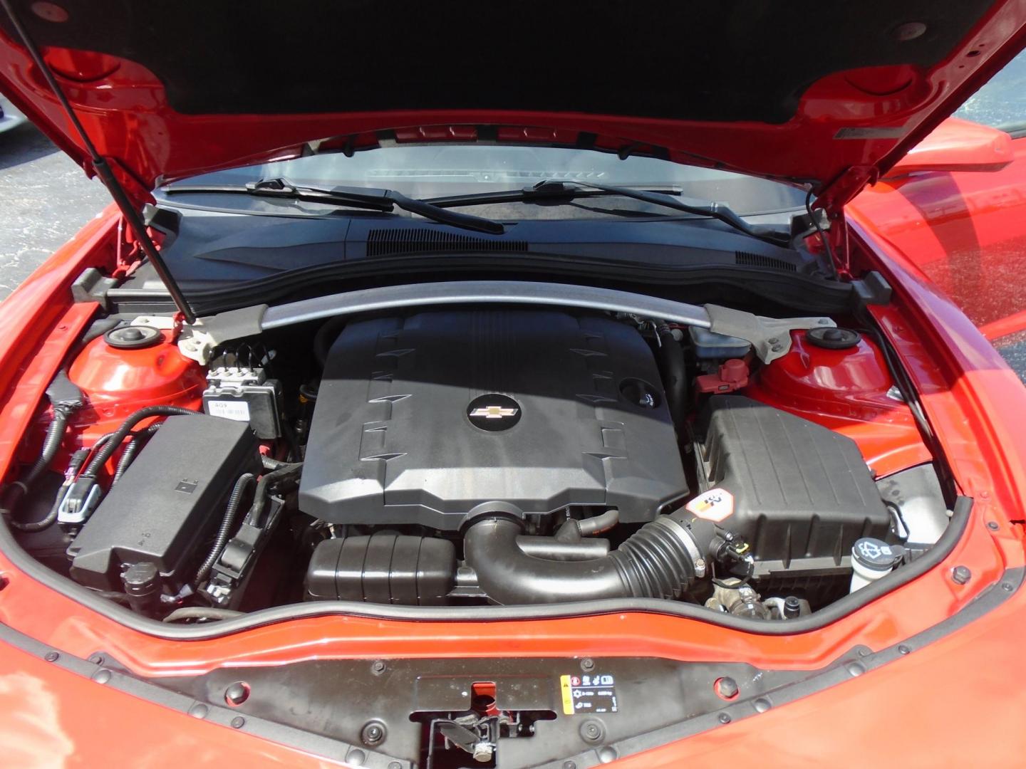 2011 RED /Grey Chevrolet Camaro LS Coupe (2G1FA1ED0B9) with an 3.6L V6 DOHC 24V engine, 6-Speed Automatic transmission, located at 6112 N Florida Avenue, Tampa, FL, 33604, (888) 521-5131, 27.954929, -82.459534 - $499 DOWN PLUS TAX & TAG. - Photo#15