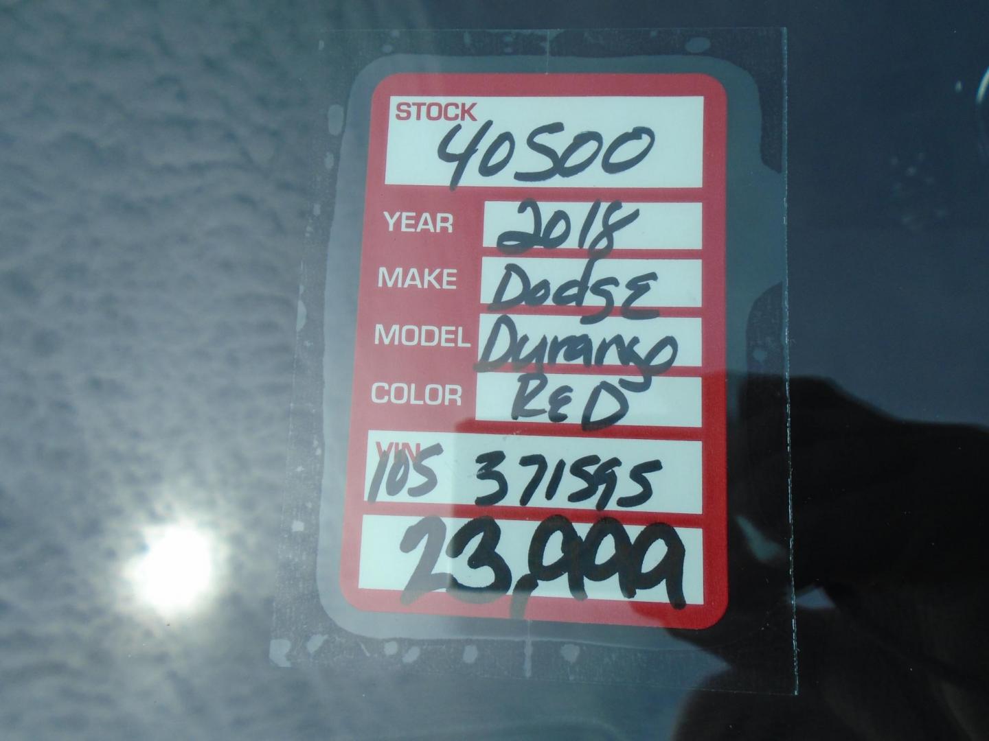 2018 RED /Grey Dodge Durango SXT RWD (1C4RDHAG5JC) with an 3.6L V6 DOHC 24V engine, 8A transmission, located at 6112 N Florida Avenue, Tampa, FL, 33604, (888) 521-5131, 27.954929, -82.459534 - Just $499 down, plus tax and tag. - Photo#16