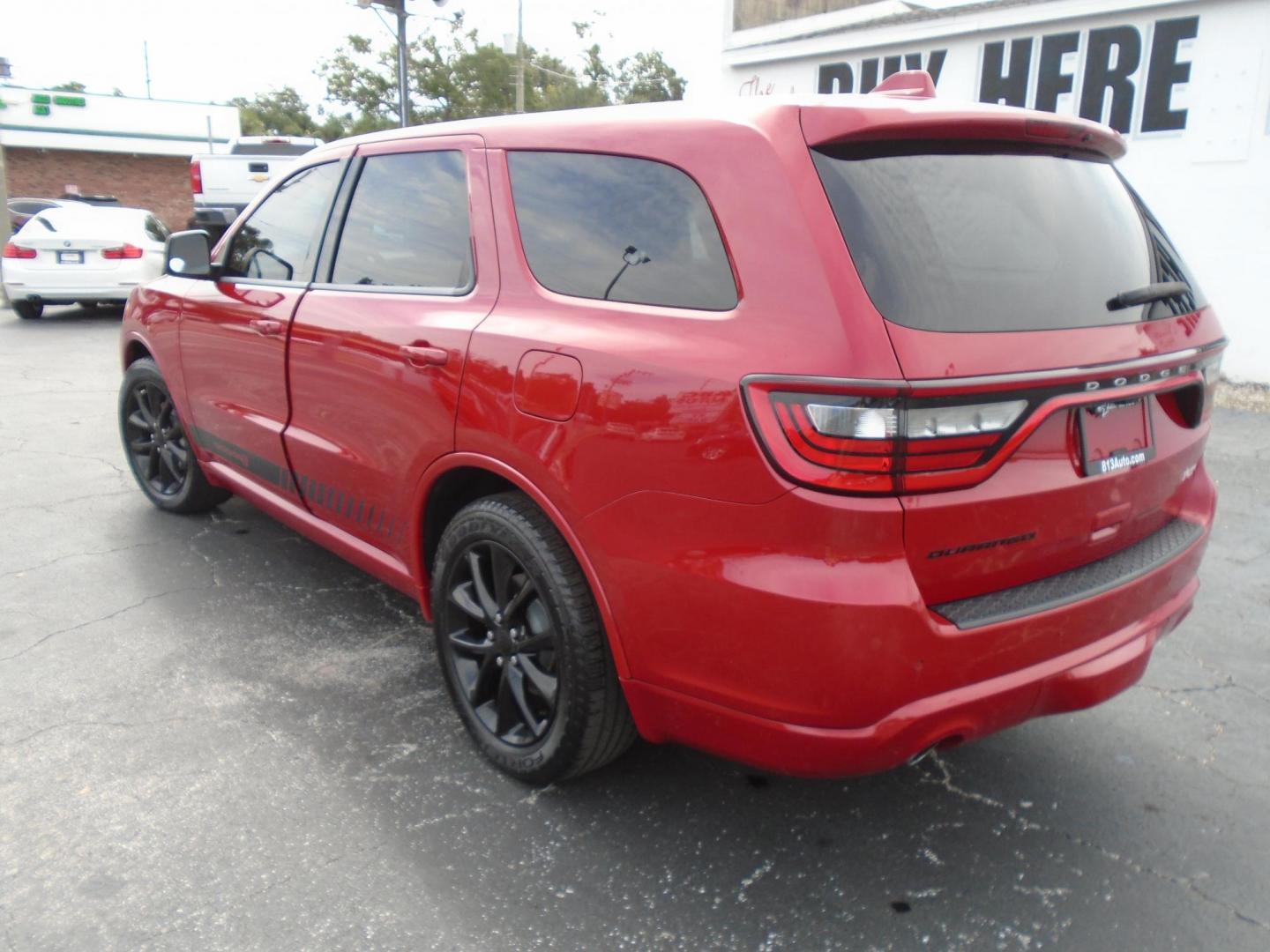 2018 RED /Grey Dodge Durango SXT RWD (1C4RDHAG5JC) with an 3.6L V6 DOHC 24V engine, 8A transmission, located at 6112 N Florida Avenue, Tampa, FL, 33604, (888) 521-5131, 27.954929, -82.459534 - Just $499 down, plus tax and tag. - Photo#6